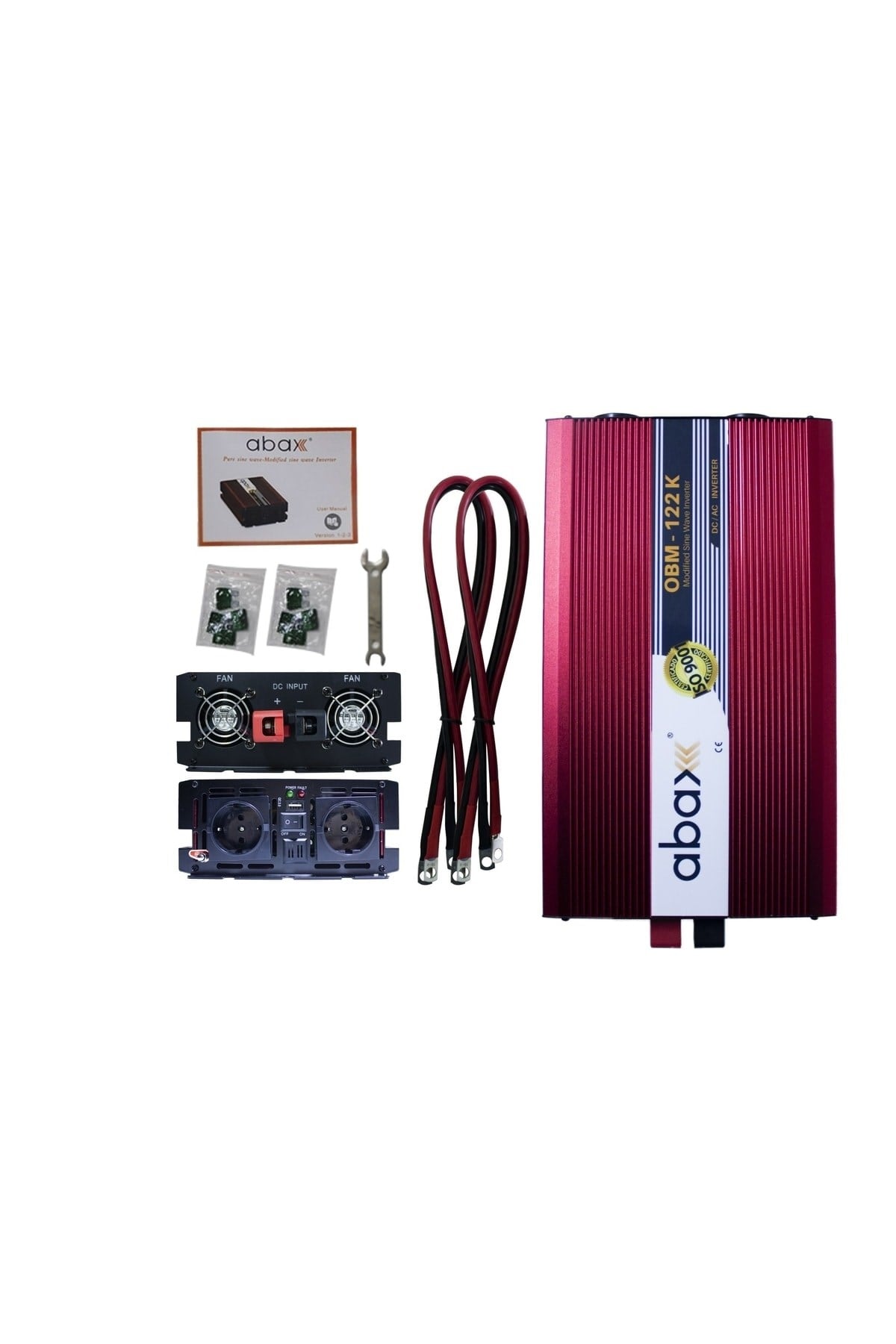 Obm-241k 24v-1000w Tek Priz/led Göstergeli Modifiye Sinüs Invertör