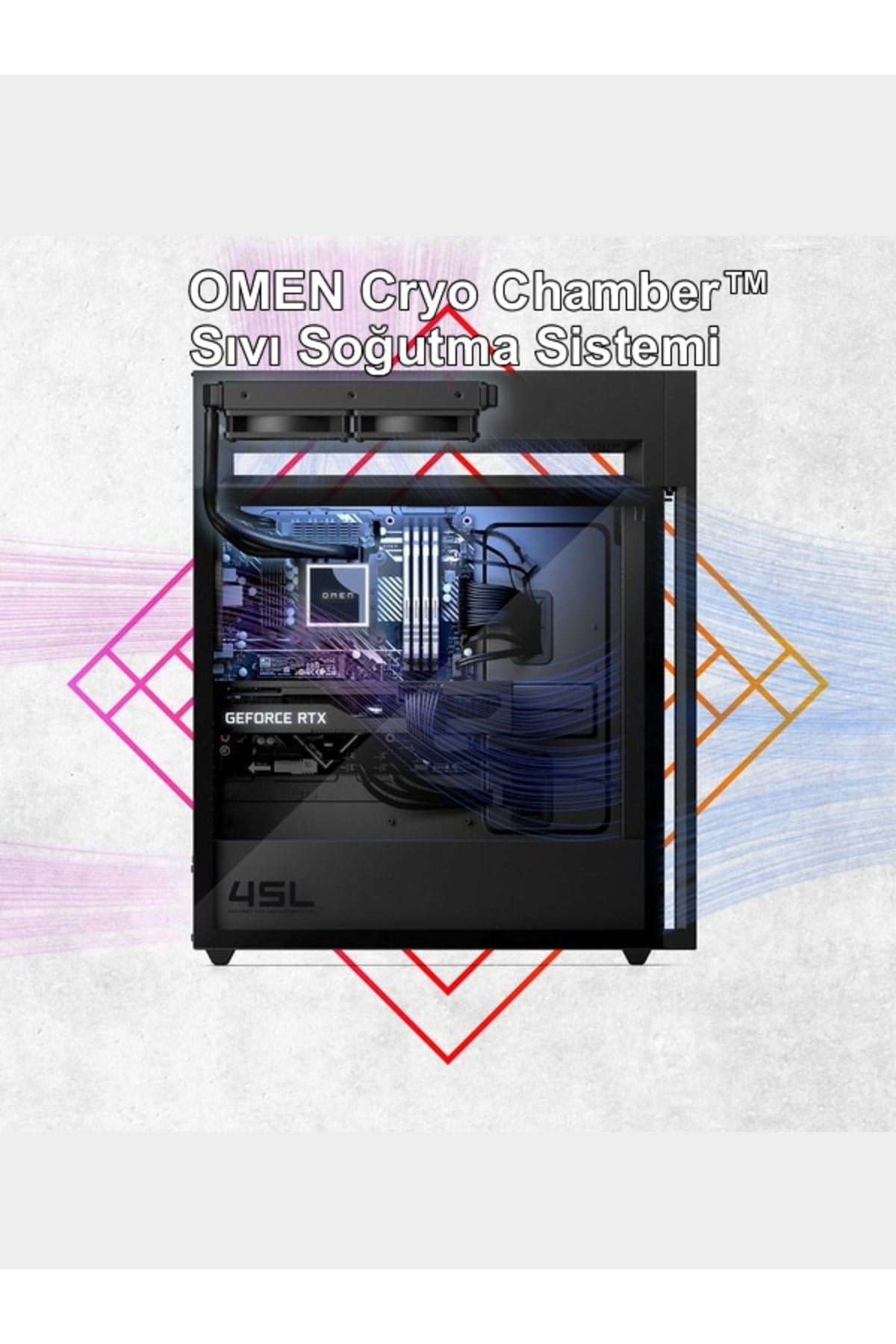 Omen 45l Gaming Desktop Gt22-0017nt Ryzen 7 5800x 8gb Rtx3070 32gb Ram 1 1tb M2 Fdos 6m458ea