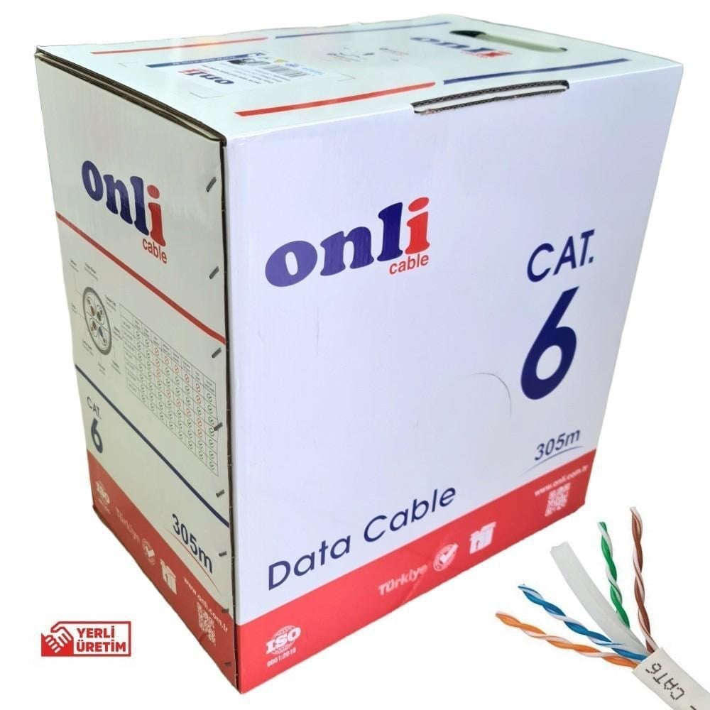 ONLİ CAT6 U/UTP 305 Metre 23awg Network Kablosu