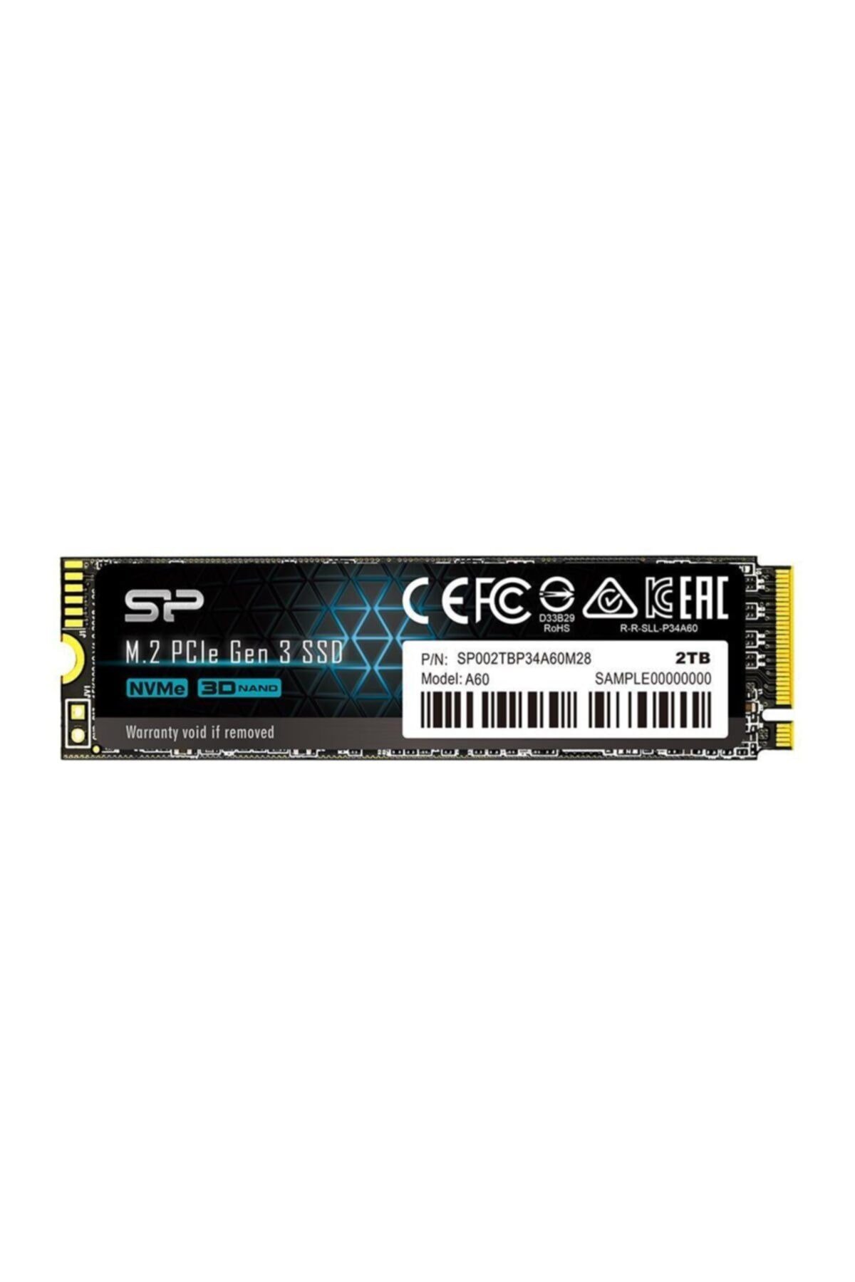 P34a60 256 Gb Sp256gbp34a60m28 M.2 Pcı-express 3.0 2200 Mb/s Ssd