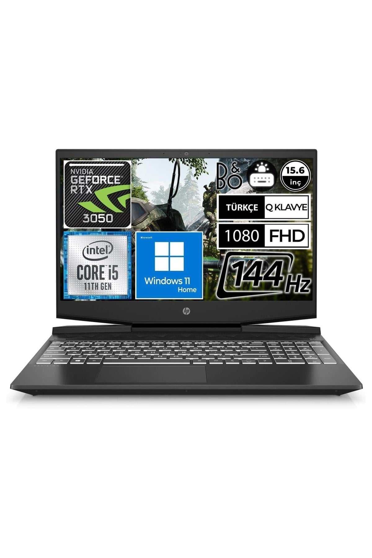 Pavilion 15-dk2049nt 4h0w1ea04 I5-11300h 16gb 1tbssd Rtx3050 15.6