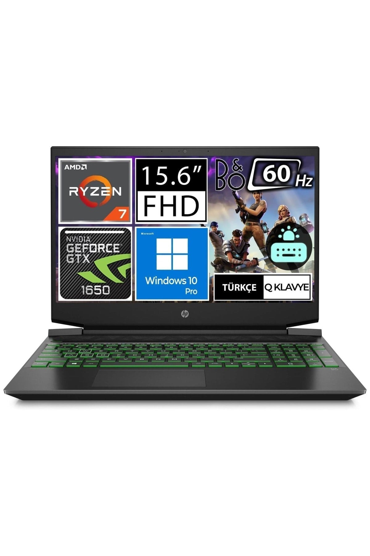 Pavilion 15-ec2033nt 4g8u0ea13 Ryzen7 5800h 16gb 512ssd Gtx1650 15.6