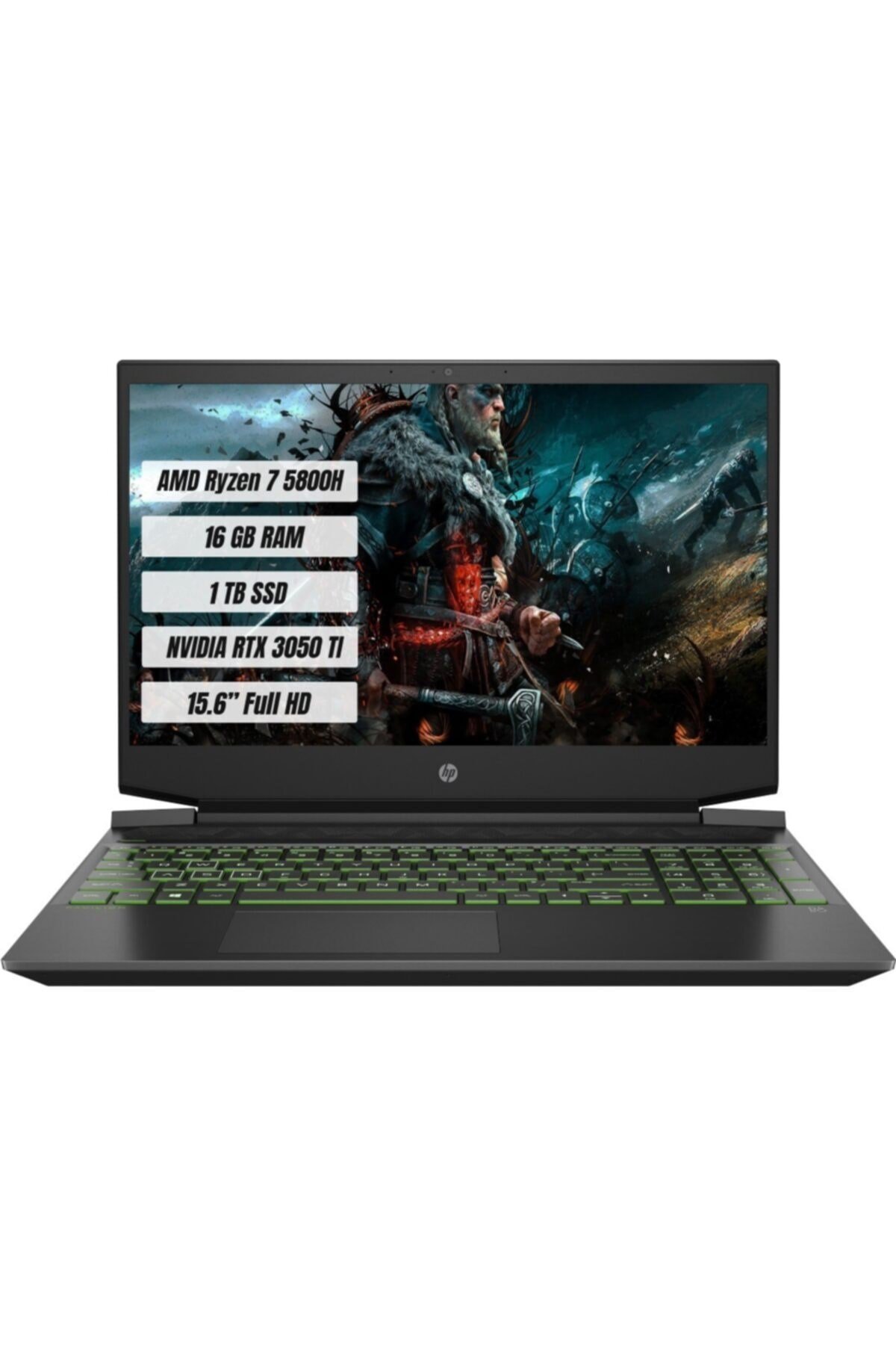 Pavilion Gaming Amd Ryzen7 5800h 16gb 1 Tb Ssd Rtx 3050ti 15.6 Fhd Windows 10 Home 465g3ea