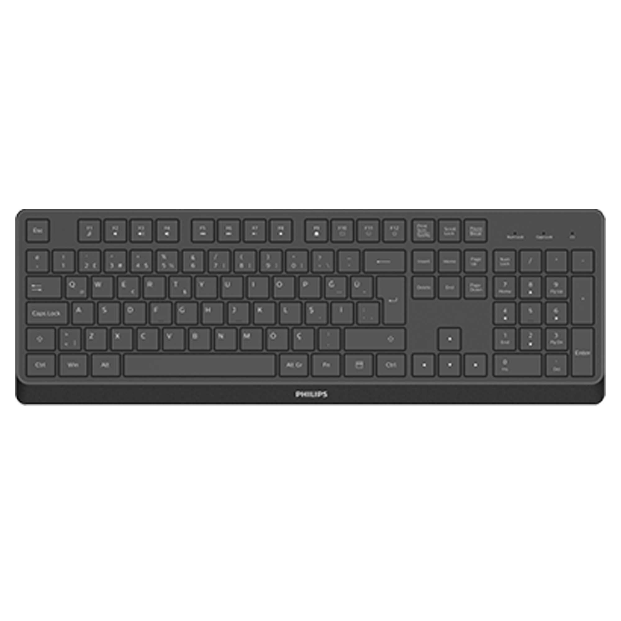Philips SPK6368B USB Siyah Kablosuz Türkçe Q Klavye