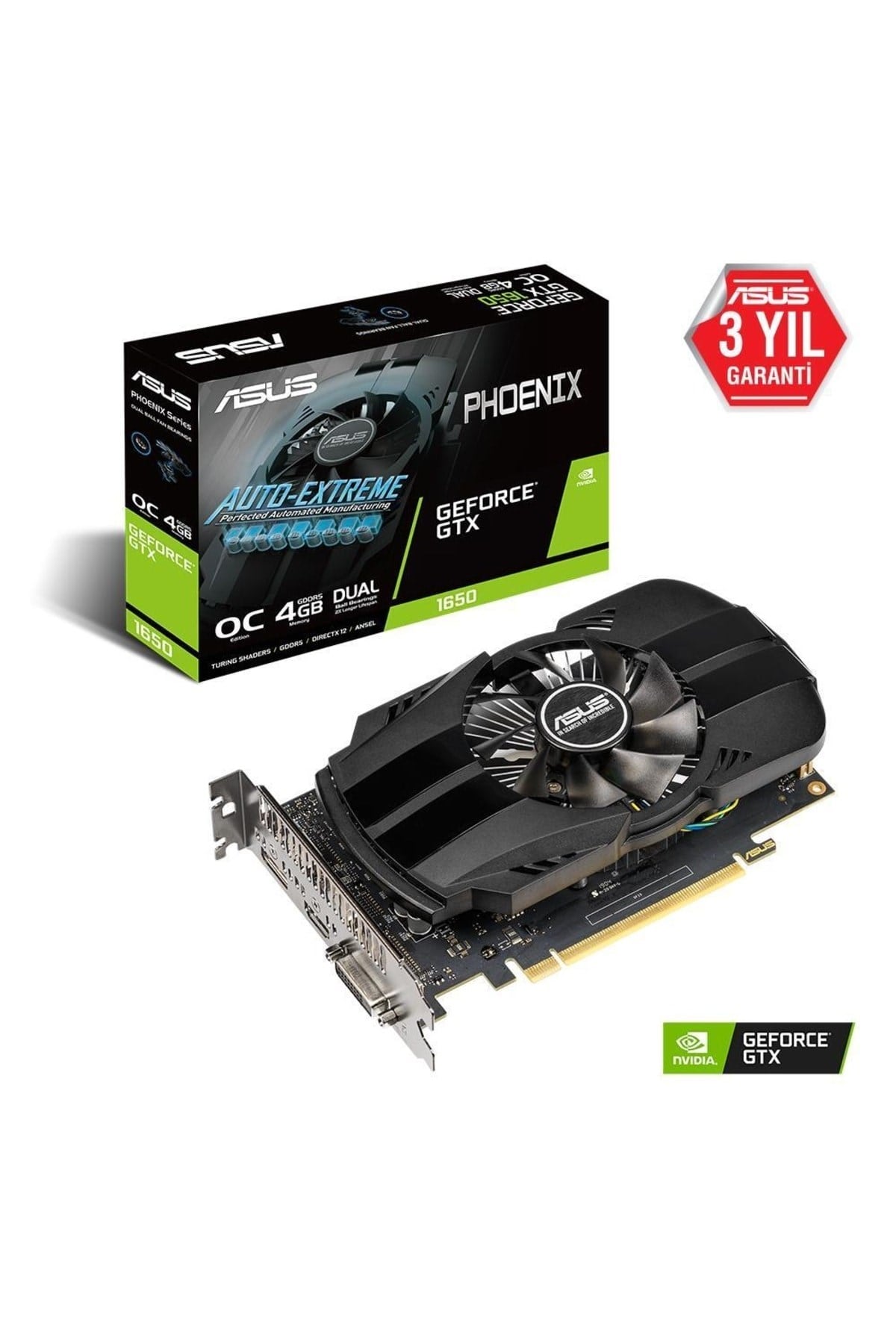 Phoenix Geforce Gtx 1650 Oc 4gb 128 Bit Ekran Kartı