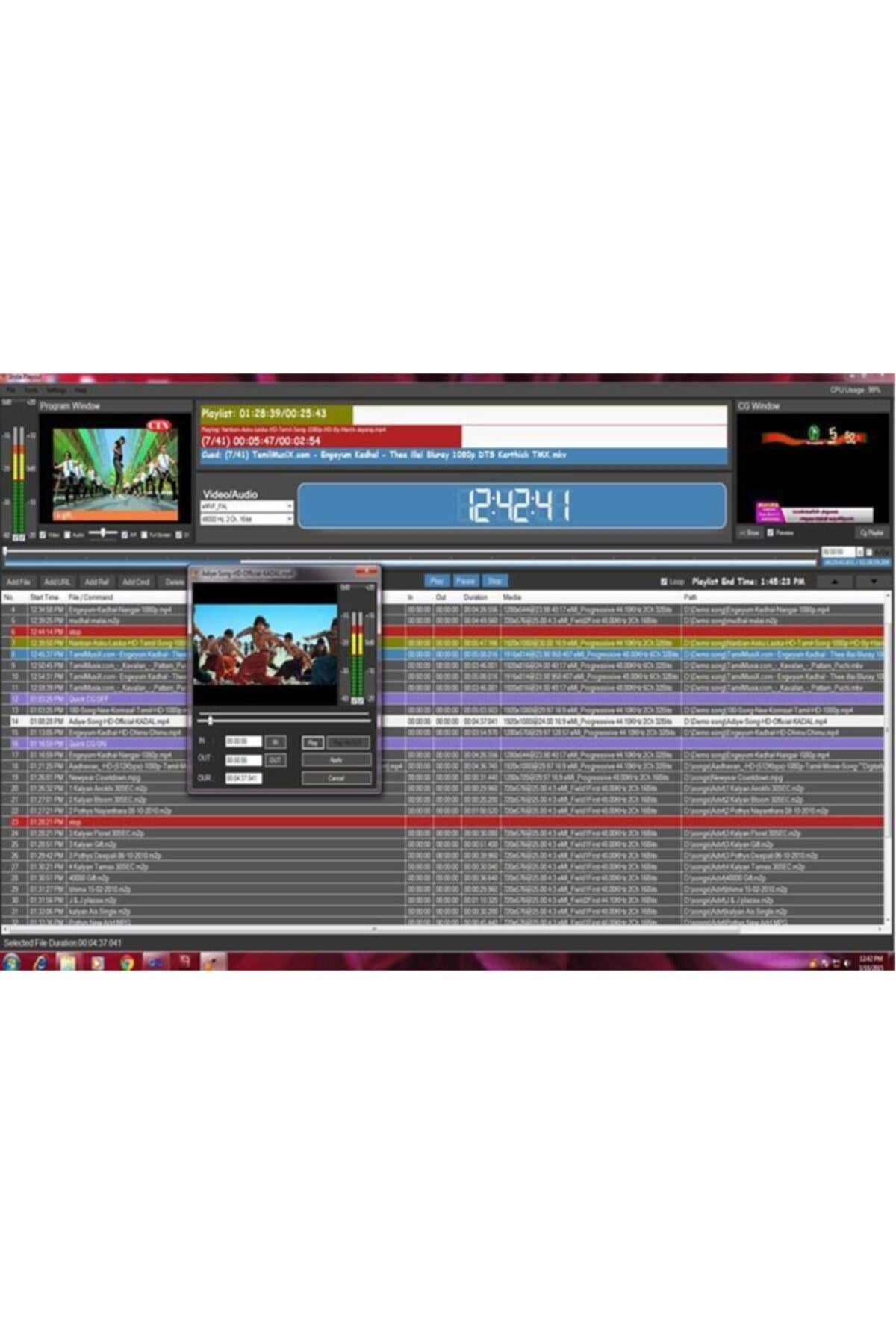 Playout Tv Kanalı Video Yayın Akış Yazılımı