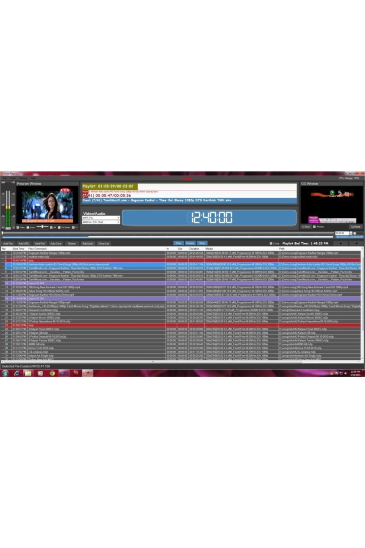 Playout Tv Kanalı Video Yayın Akış Yazılımı