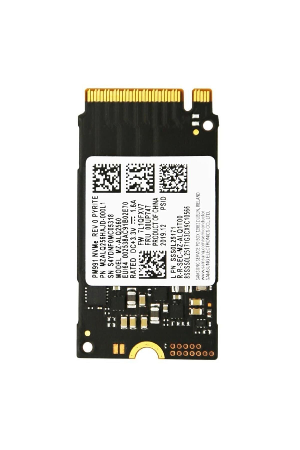 Pm991 Mz-alq2560 256gb (2050/1000MB/S) M.2 2242 Pcie 3.0 Nvme Ssd