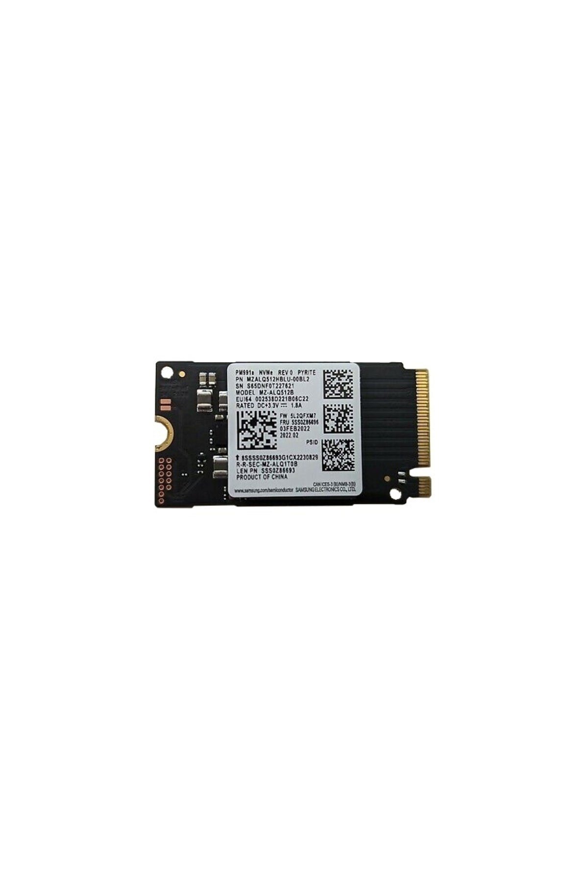 Pm991a Mzalq512hblu-00bl2 512gb M.2 Nvme Ssd