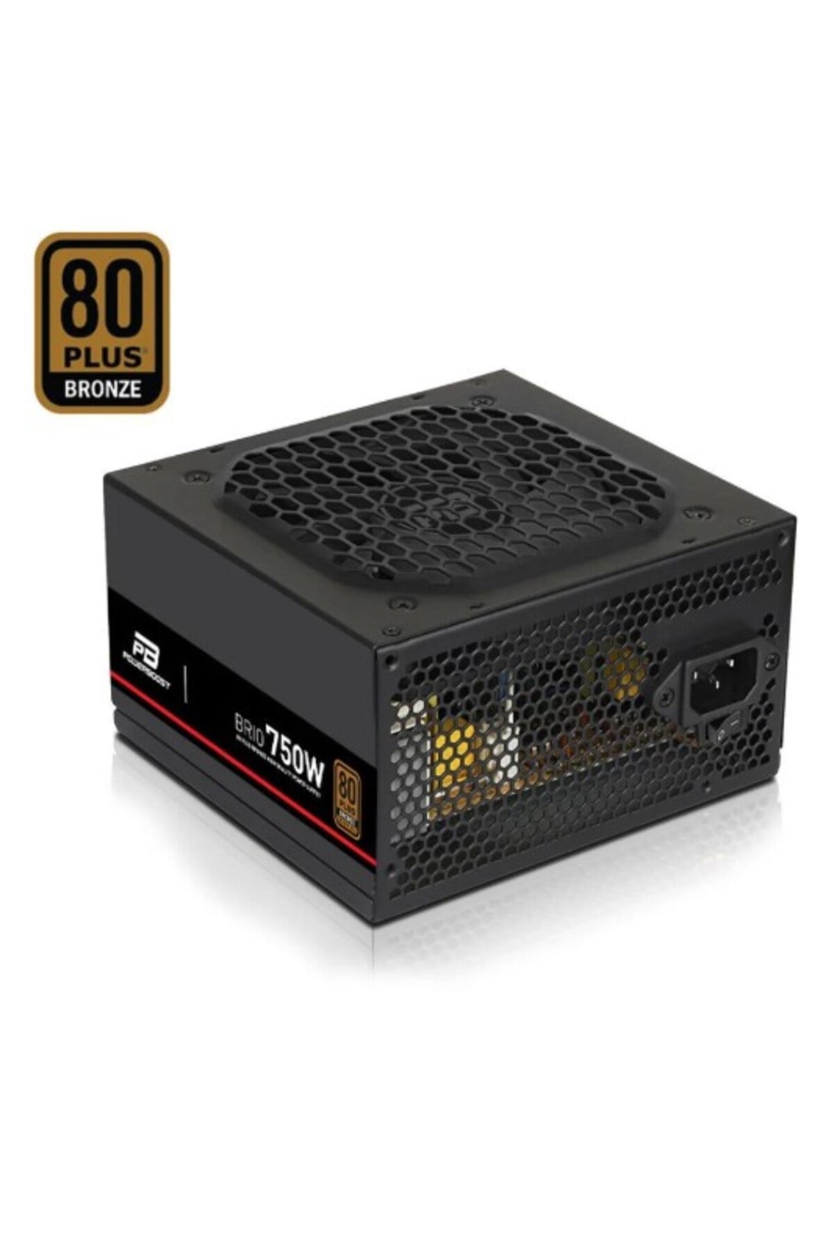 PowerBoost BST-ATX750BEU BRIO 750W 80+ Bronze 12cm Fanlı ATX PSU (Retail Box