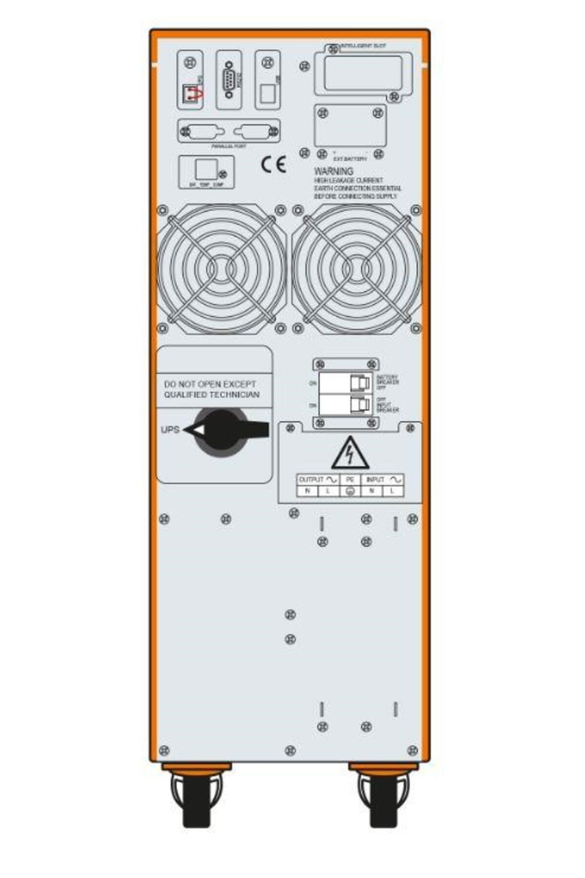 Powerpack Se 6kva 1f/1f (16x7ah) Pf;0,9 4/10dk Onlıne Ups
