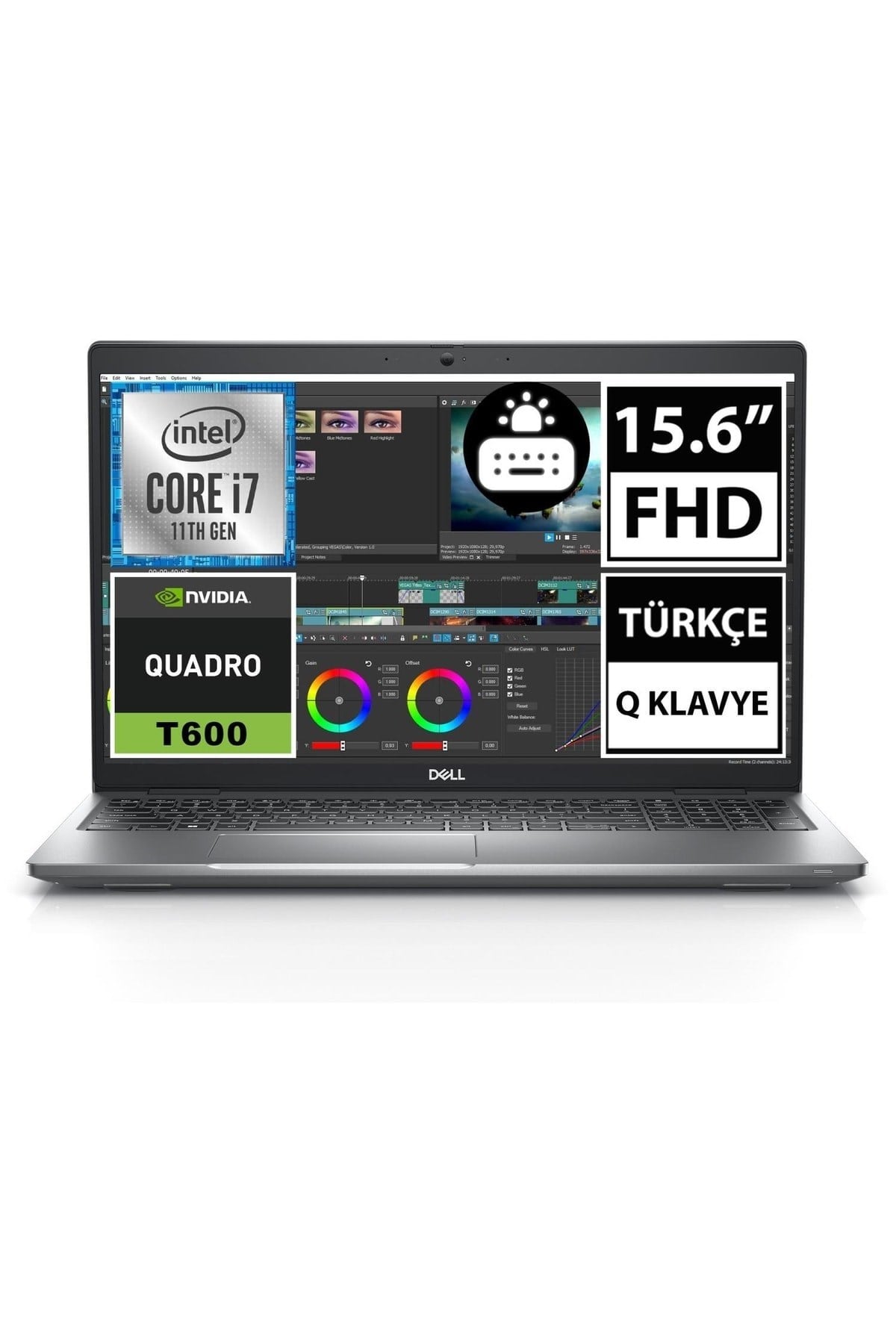 Precision M3561 Tknm3561ak2a5 I7-11850h 32gb 512ssd+1tbssd T600 15.6