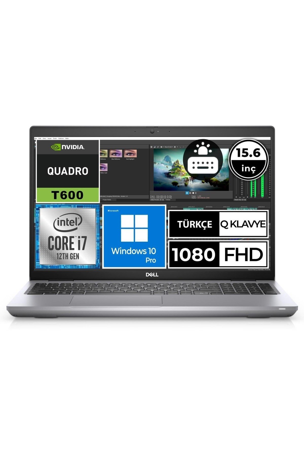 Precision M3571 Tknm357101p53a8 I7-12700h 64gb 1tbssd T600 15.6