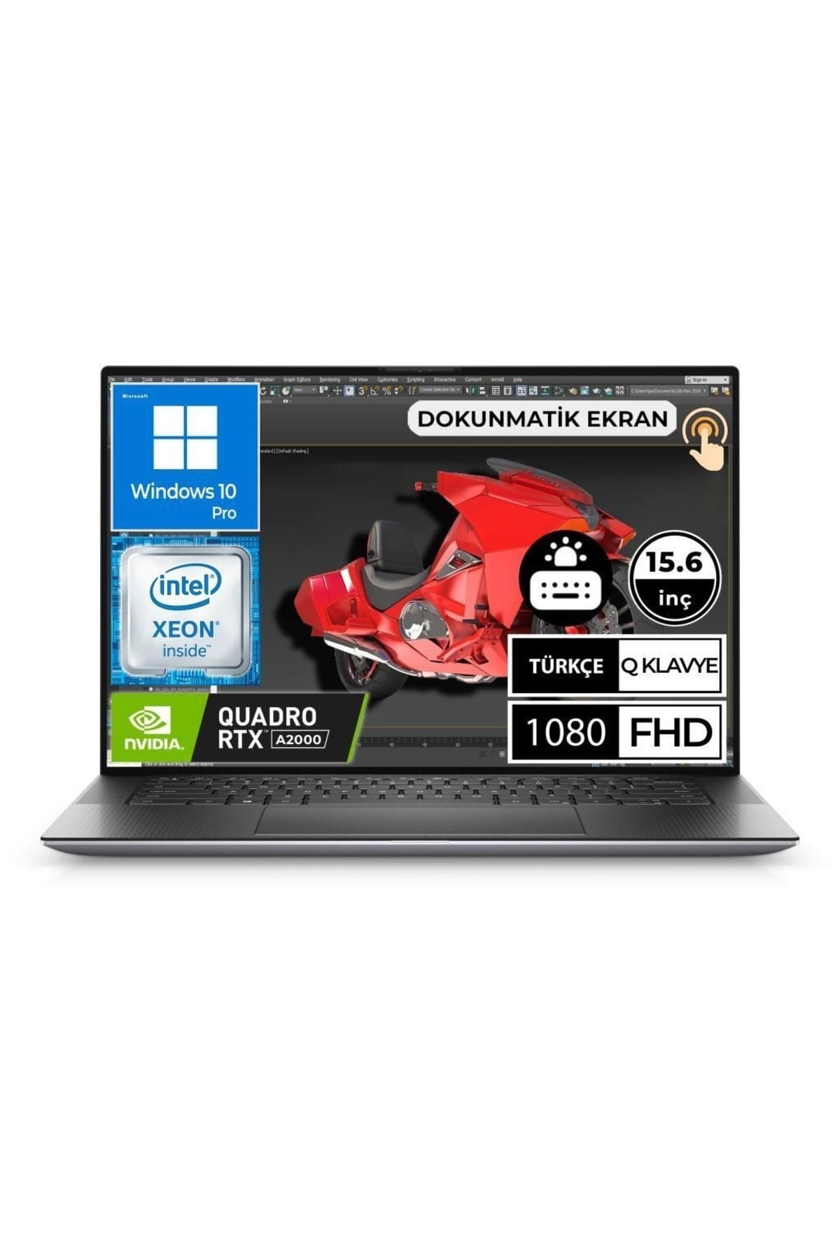 Precision M5560 Xctop5560emea-2a2 W-11955m 32gb 512ssd+1tbssd A2000 15.6