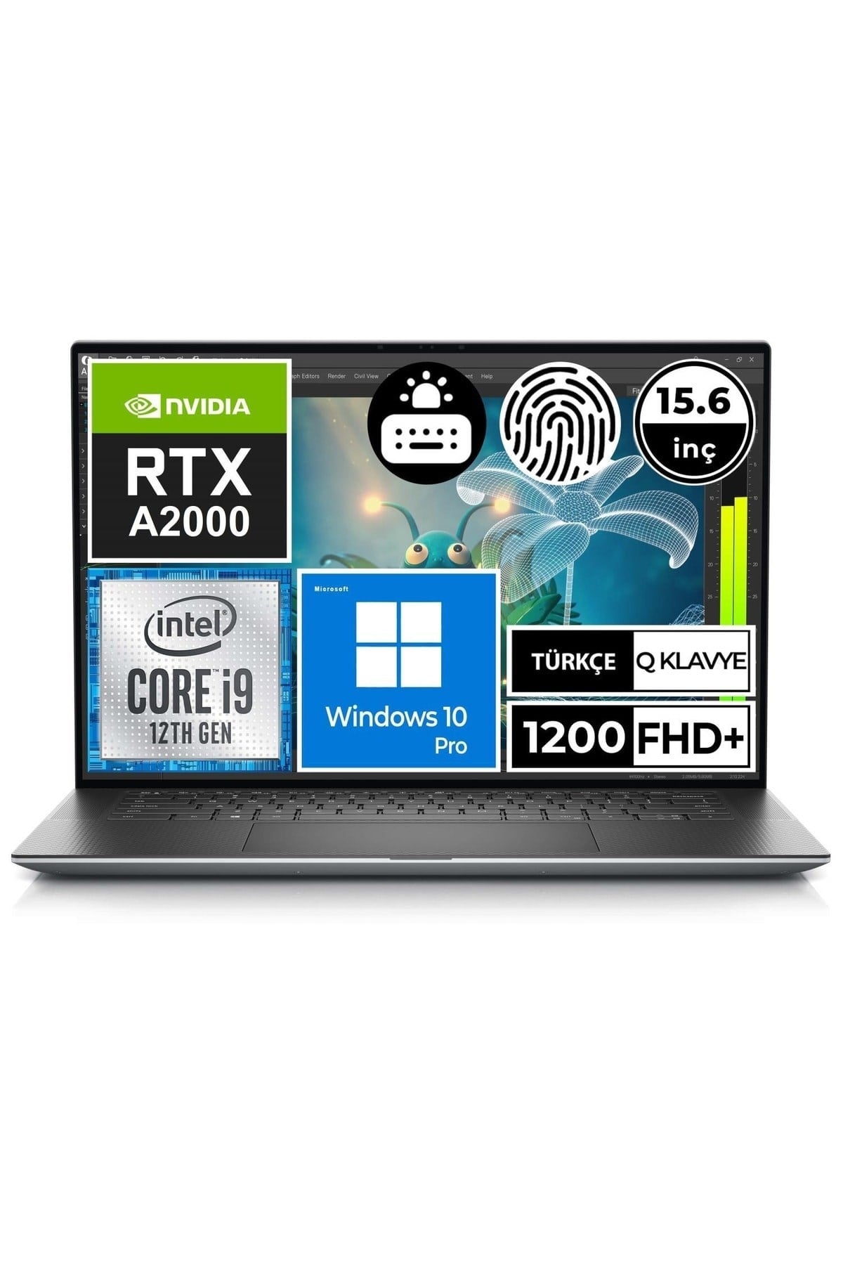 Precision M5570 Xctop5570emea01a3 I9-12900h 32gb 512ssd A2000 15.6