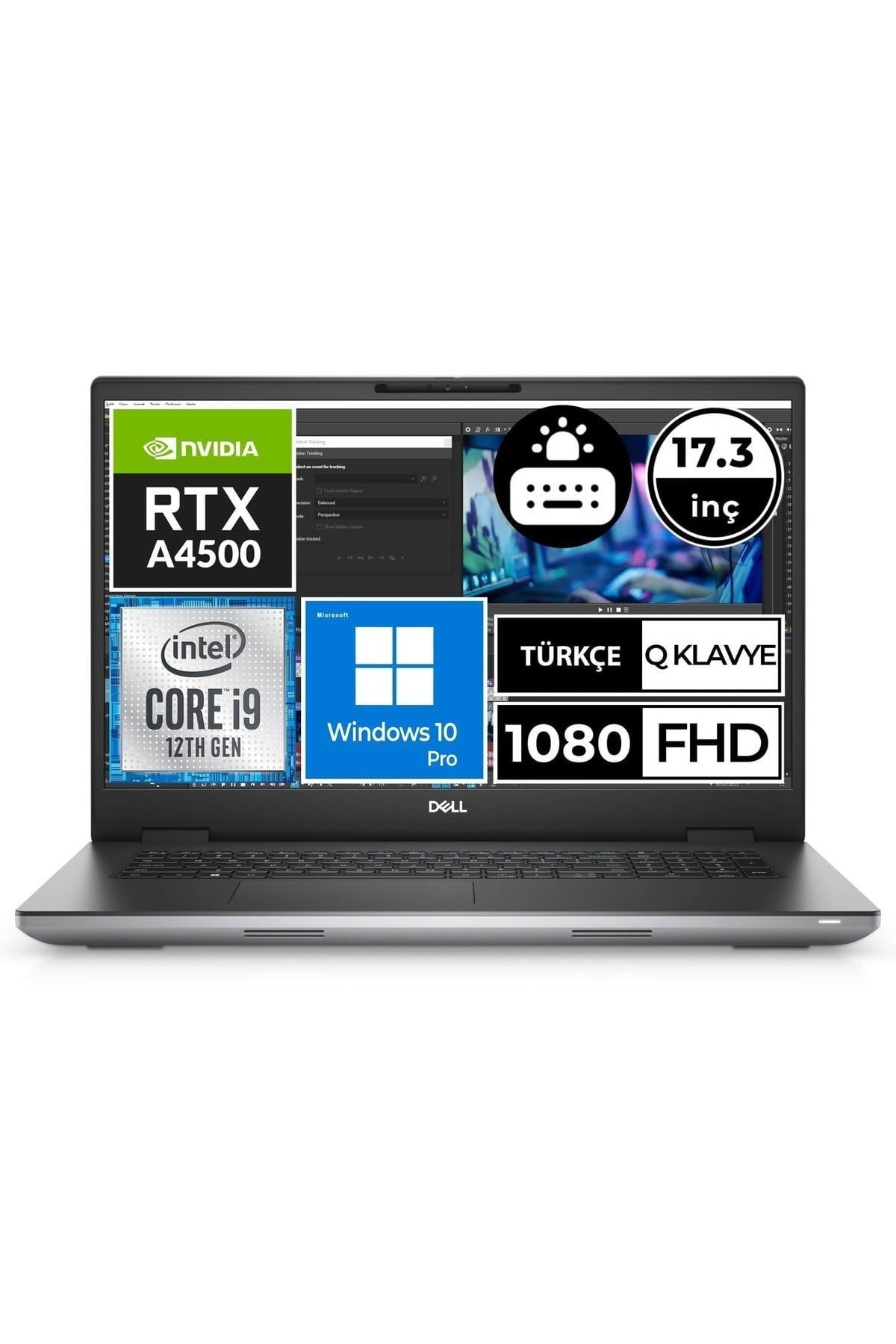 Precision M7770 Xctop7770emea-vp2a1 I9-12950hx 32gb 1tbssd A4500 17.3