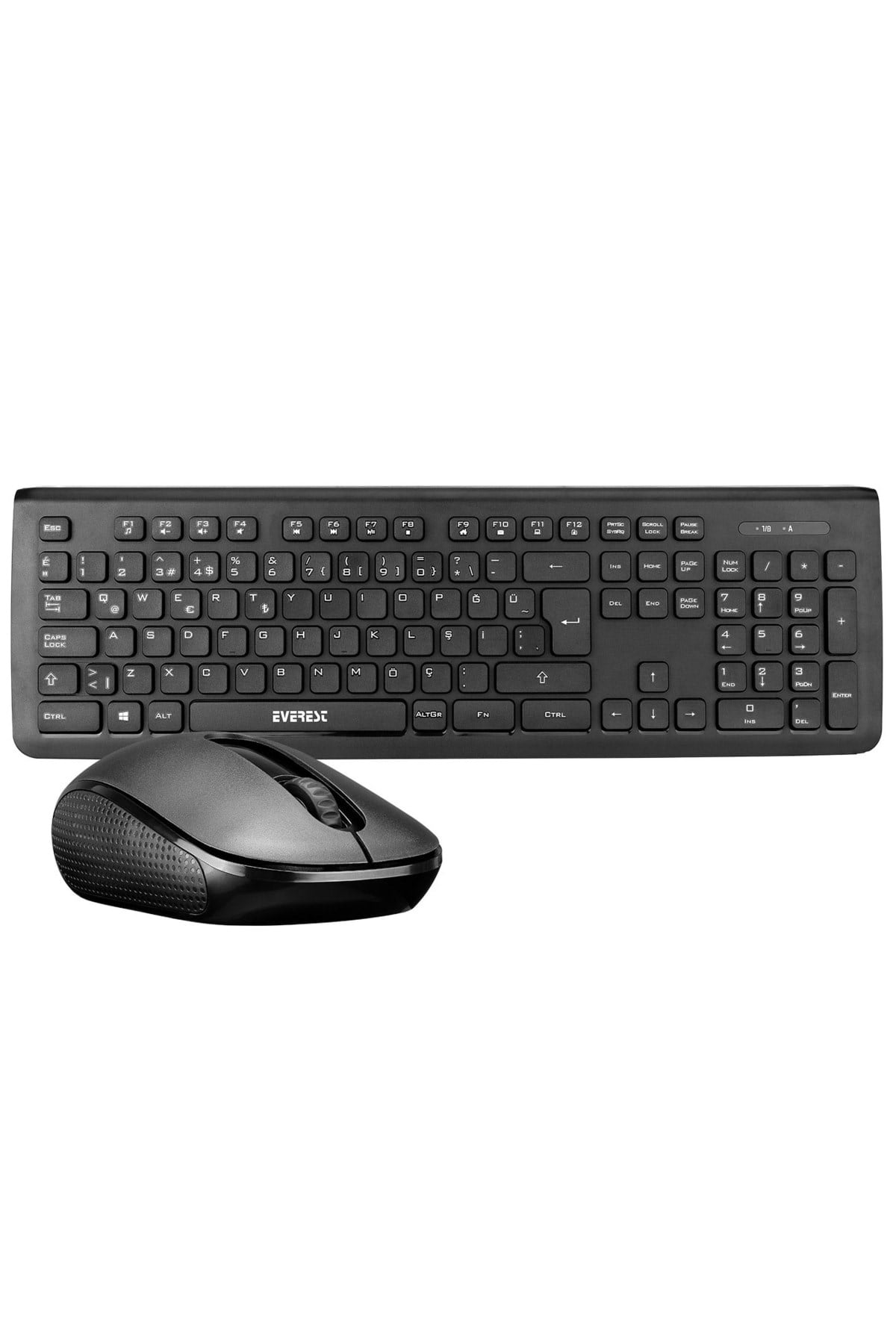 Presty Km-62 Kablosuz Q Trk Optic Mouse Siyah Standart Klavye - Mouse Set