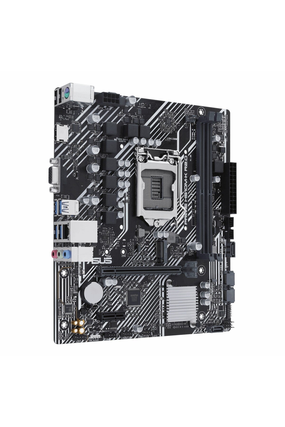 Prime H510M-K R2.0 DDR4 (3200MHz)OC M.2 VGA/HDMI PCIe 4.0 1200P mATX Anakart