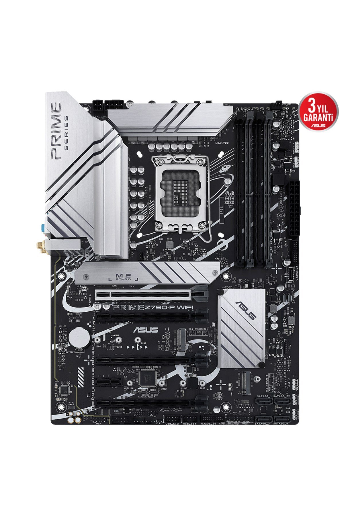 PRIME Z790-P WIFI Z790 DDR5 (Vga Yok) GLan 2.5G ATX HD DP US3 M2 WIFI BT RGB 1700p Anakart