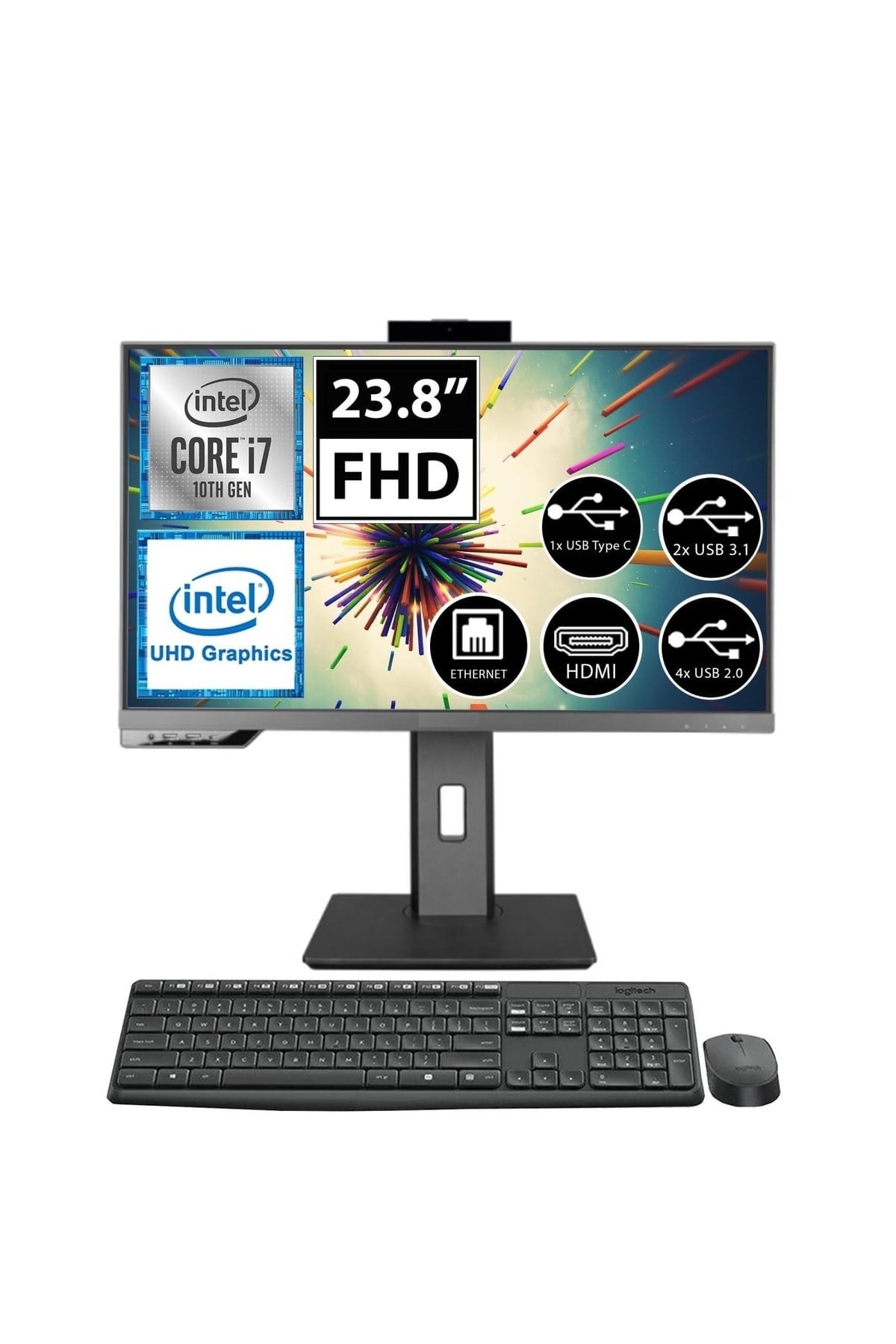 Pro 24 N71071651a5 I7-10700 32gb 1tb+512ssd 23.8