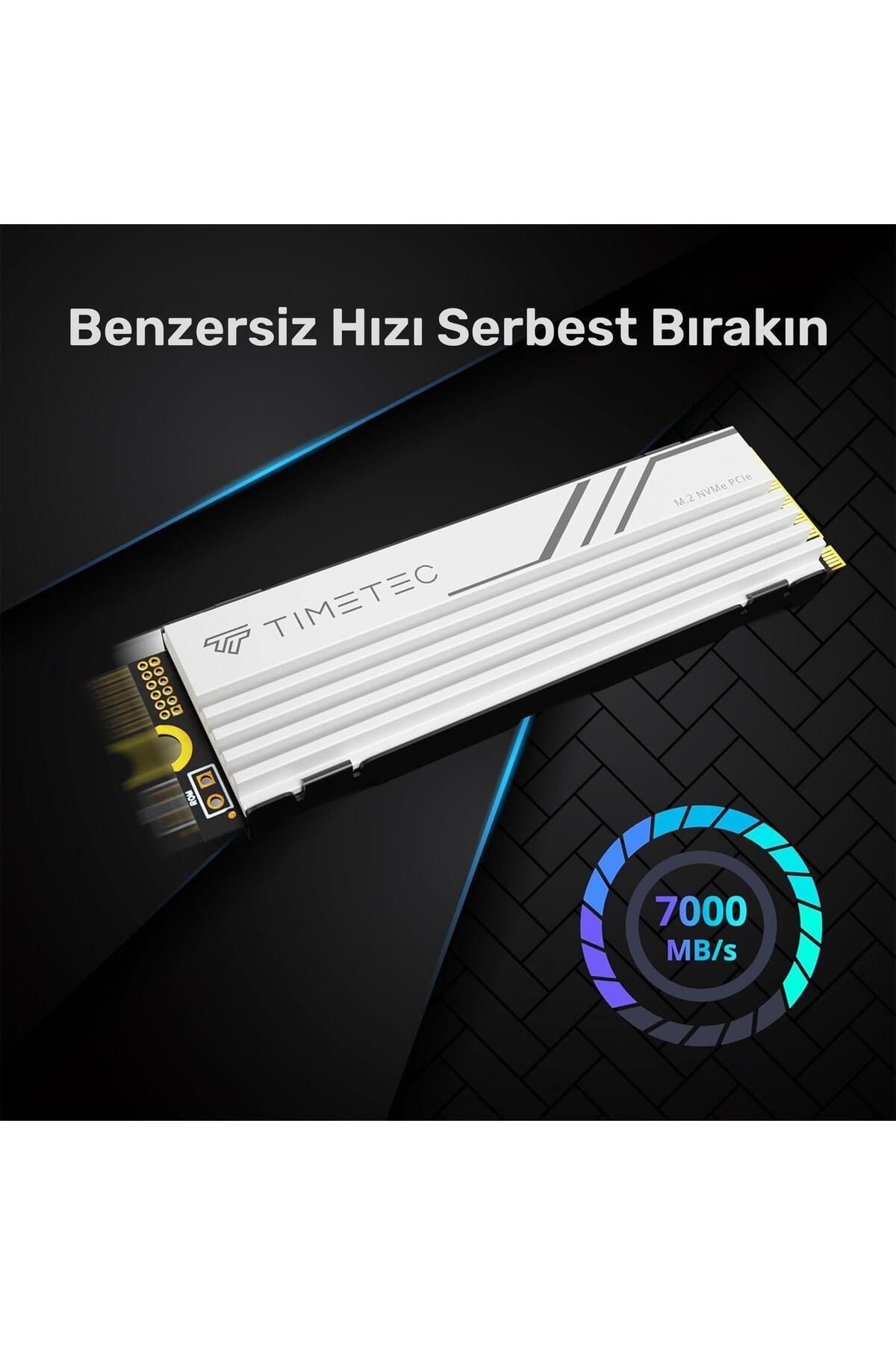 Pro MS46 1TB 5000/4400MB/s Gen4x4 22x80 M.2 NVMe SSD Beyaz