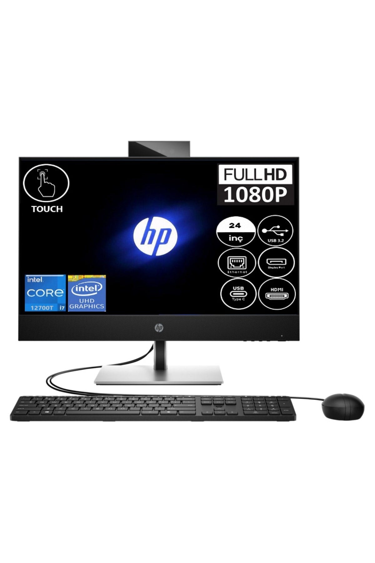 Proone 440 G9 Intel I7 12700t 32gb 256gb Ssdıntel® Uhd Grafik 24