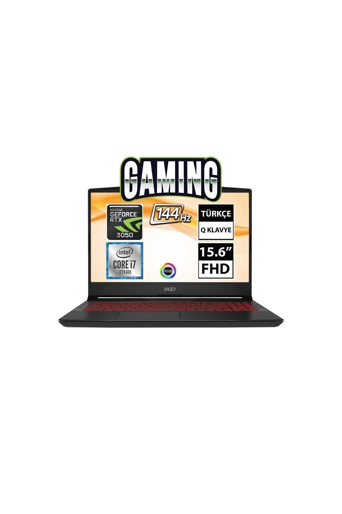 Pulse GL66 12UCK-1013XTR i7-12700H 16GB 512SSD RTX3050 15.6