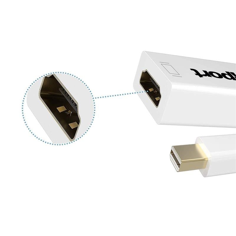 Qport Q-dp-hdm Mini Display Port To Hdmi Donusturucu