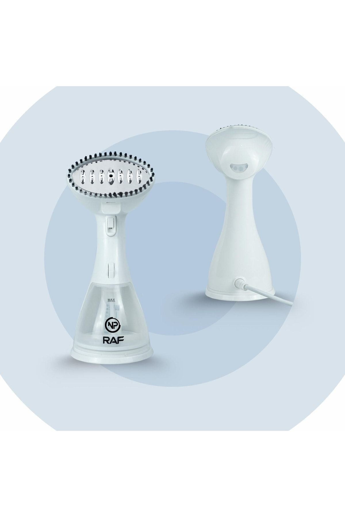Raf R1214w Düzleştirici Ve Kırışık Giderici 1500w Çelik Başlık Taşınabilir Dikey Ütü-beyaz