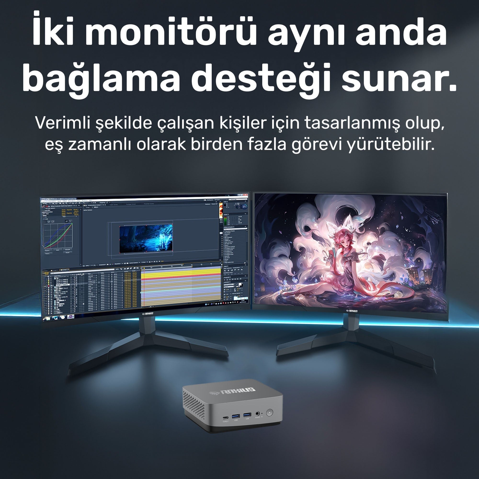 RaXius Momentum CD-I13U001 i3-1315U Mini PC