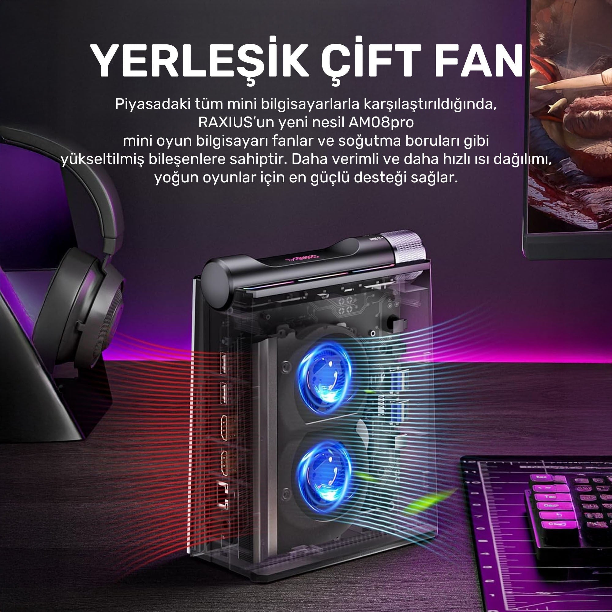 RaXius Momentum DS-R5.66H001 Ryzen5 6600H Mini PC