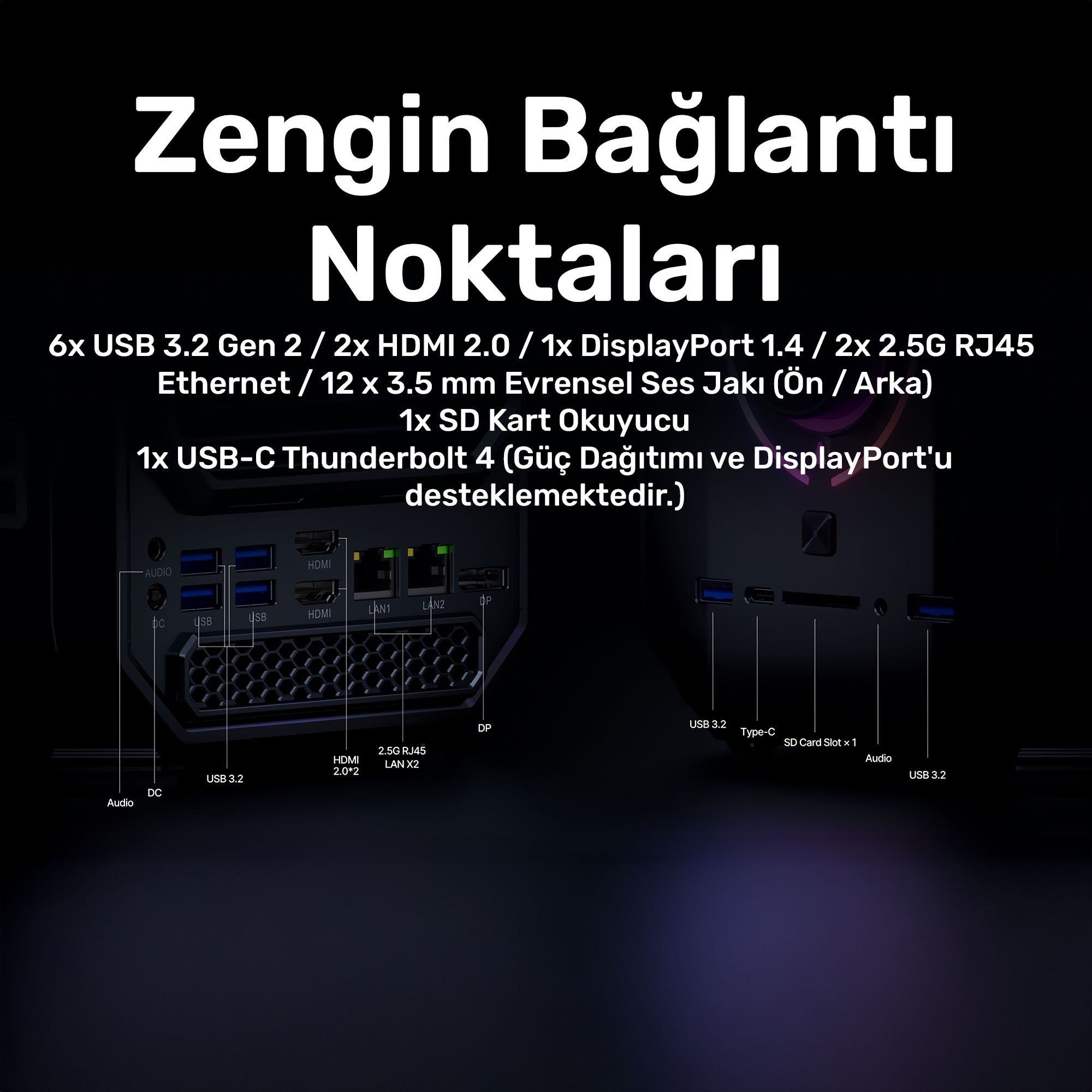 RaXius Vector GT-I129.3080A001 i9-12900H RTX3080 Mini PC