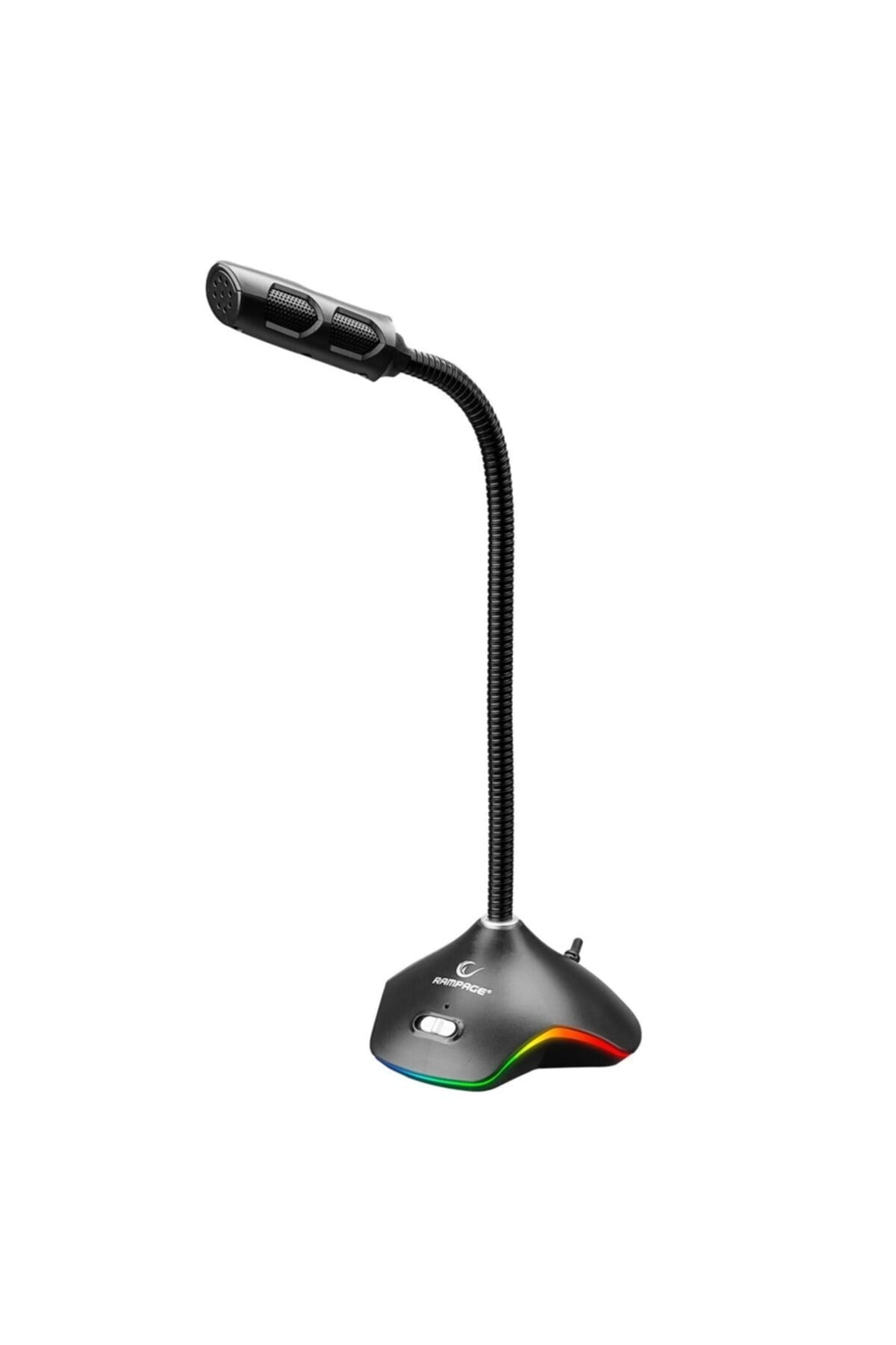 Rmx-m7 Python Siyah Usb Rgb Ledli Gaming Oyuncu Mikrofonu