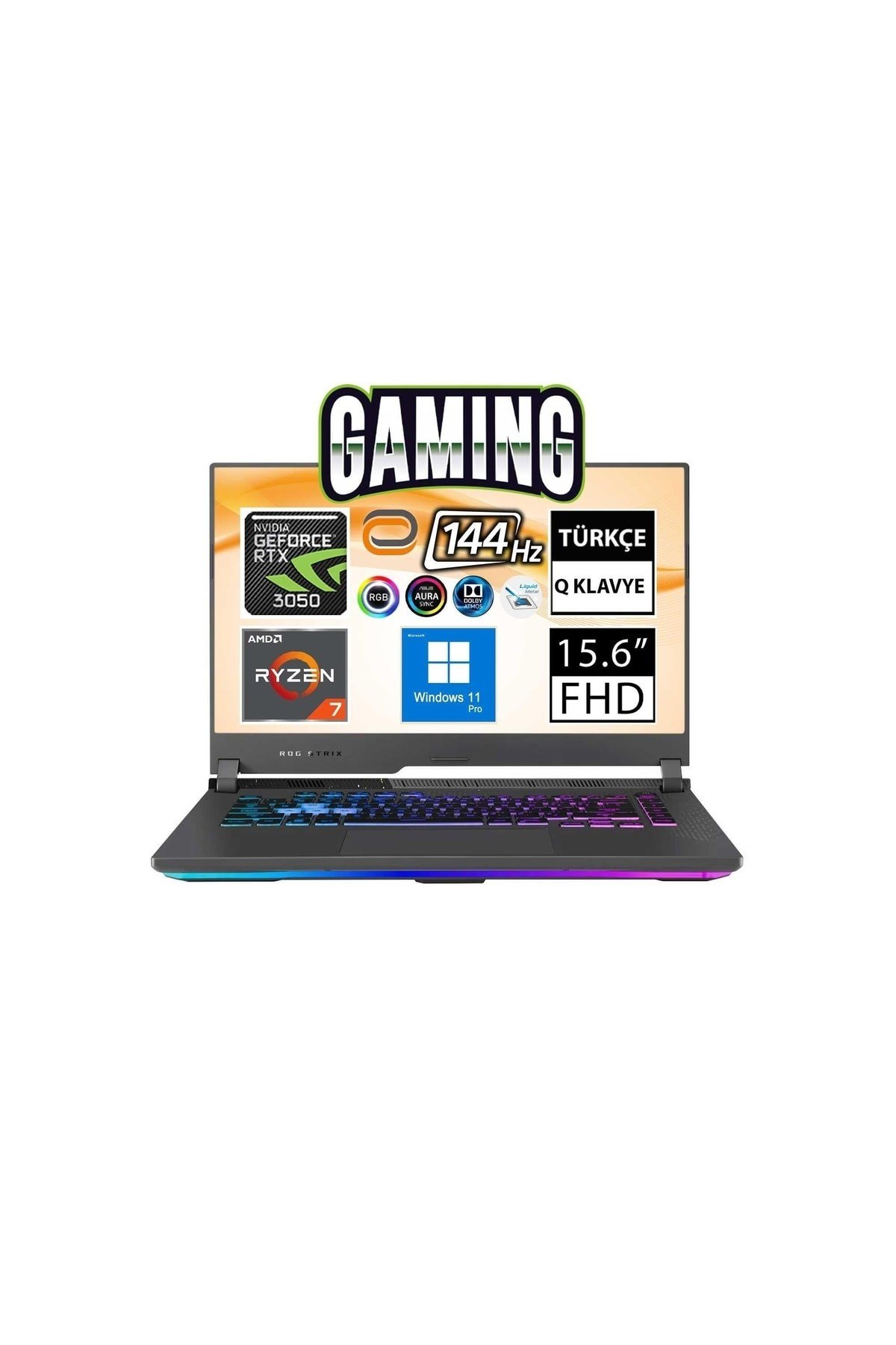 Rog Strix G15 G513rc-hn194a11 Ryzen7 6800hs 64gb 512ssd Rtx3050 15.6