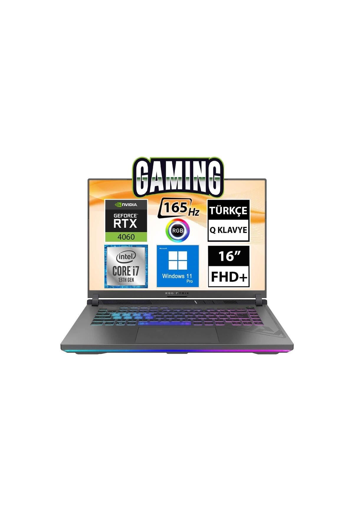 ROG Strix G16 G614JV-N3159A14 i7-13650HX 64GB 512SSD RTX4060 16
