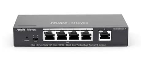 RUIJIE-REYEE RG-ES205GC-P 5 Port Gbit 4 Port Poe 54W Yönetilebilir (L2) Switch
