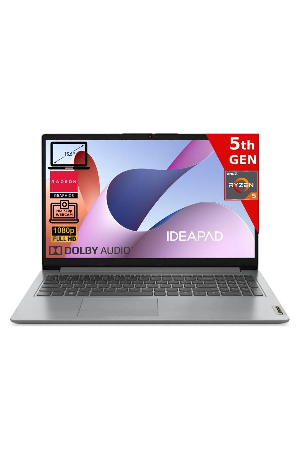 Ryzen 5-5500U 8GB 256GB SSD 15.6 FHD FreeDos 82R400S7TX