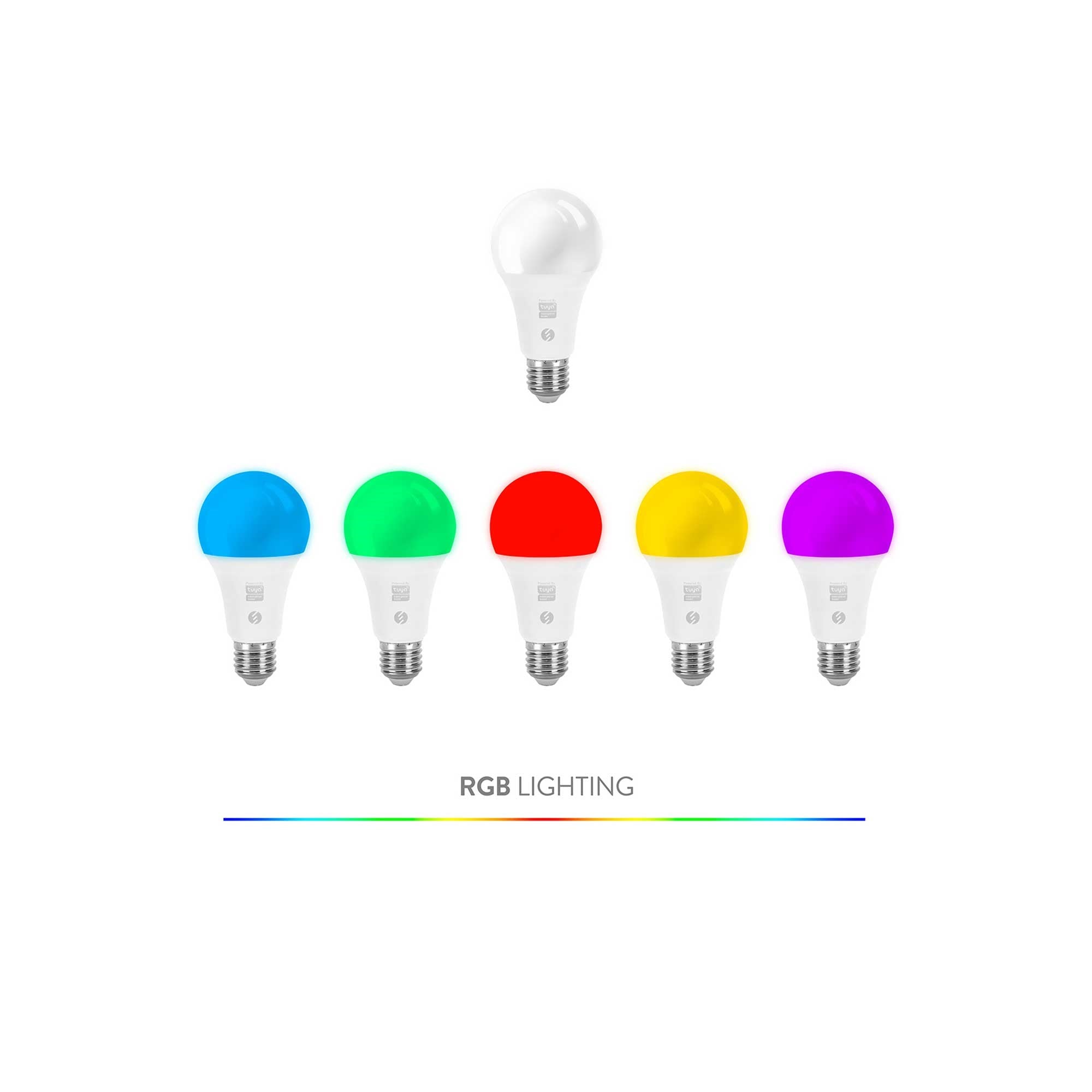 S-Link Swapp SL-RGB12-3 Smart/Akıllı RGB 12W 50Hz 1000lm Wifi TUYA Destekli  Lamba/Ampul-3 Adet