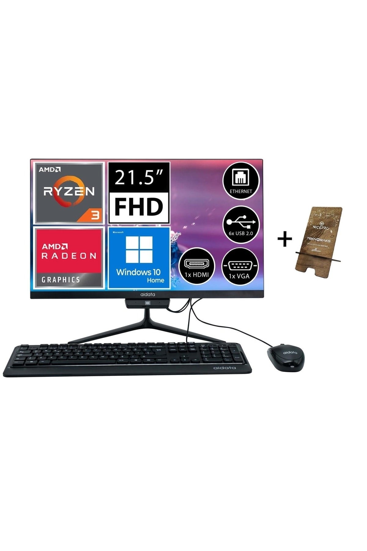 S22r3 R3200-825600x14 Ryzen3 3200u 16gb 512ssd 21.5
