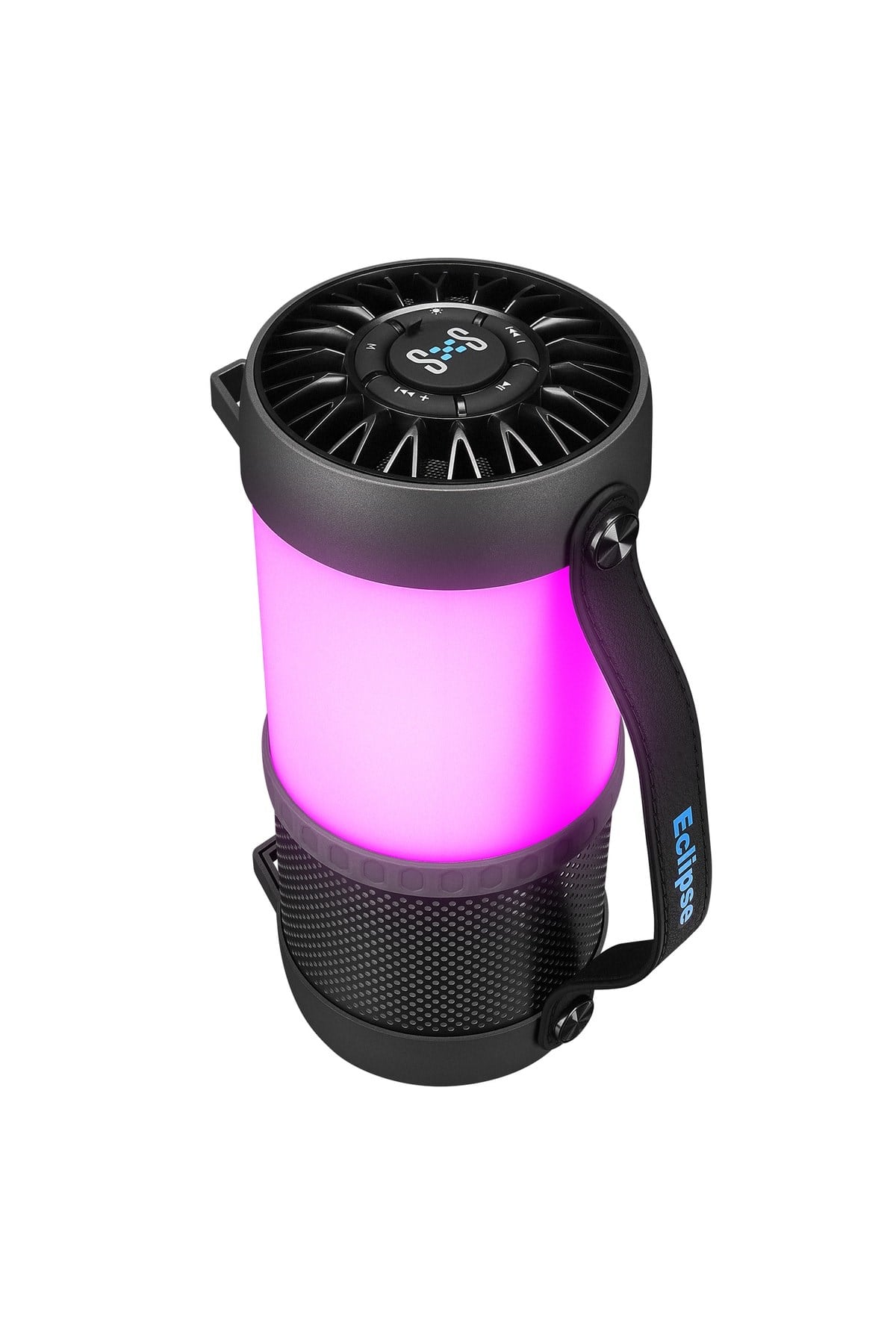 S40 Eclipse Led Işıklı Bluetooth-usb-aux-fm Speaker Hoparlör Ses Bombası
