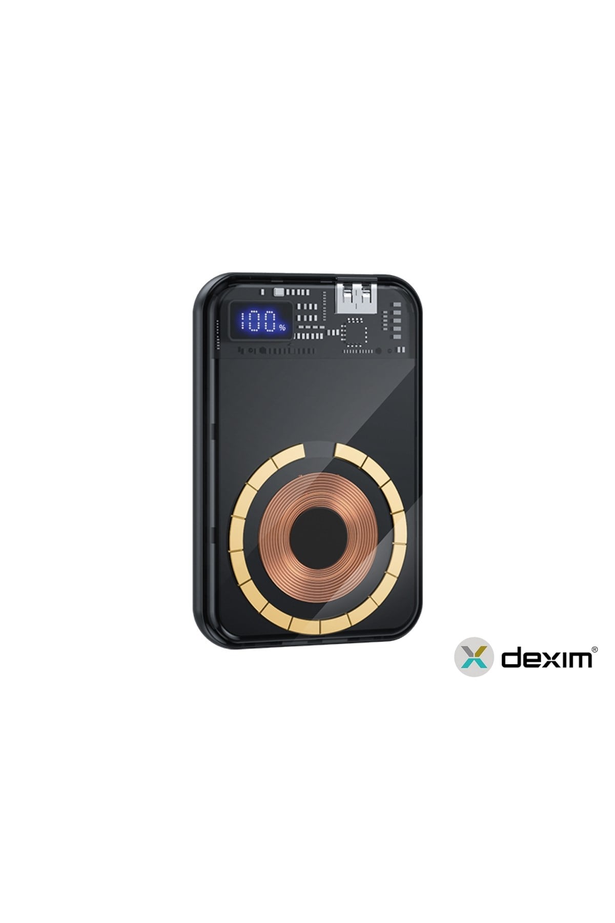 S5 10.000mah Şeffaf Magsafeli Hızlı Şarj Powerbank Taşınabilir Şarj Cihazı