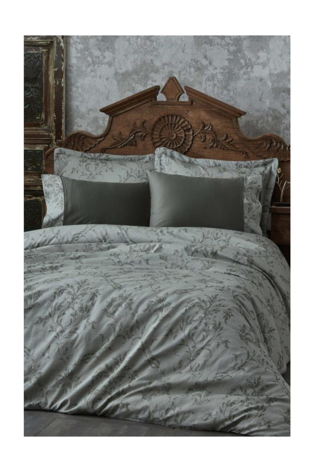 Safır Çift Kişilik Nevresim Takım Yesıl 220X220