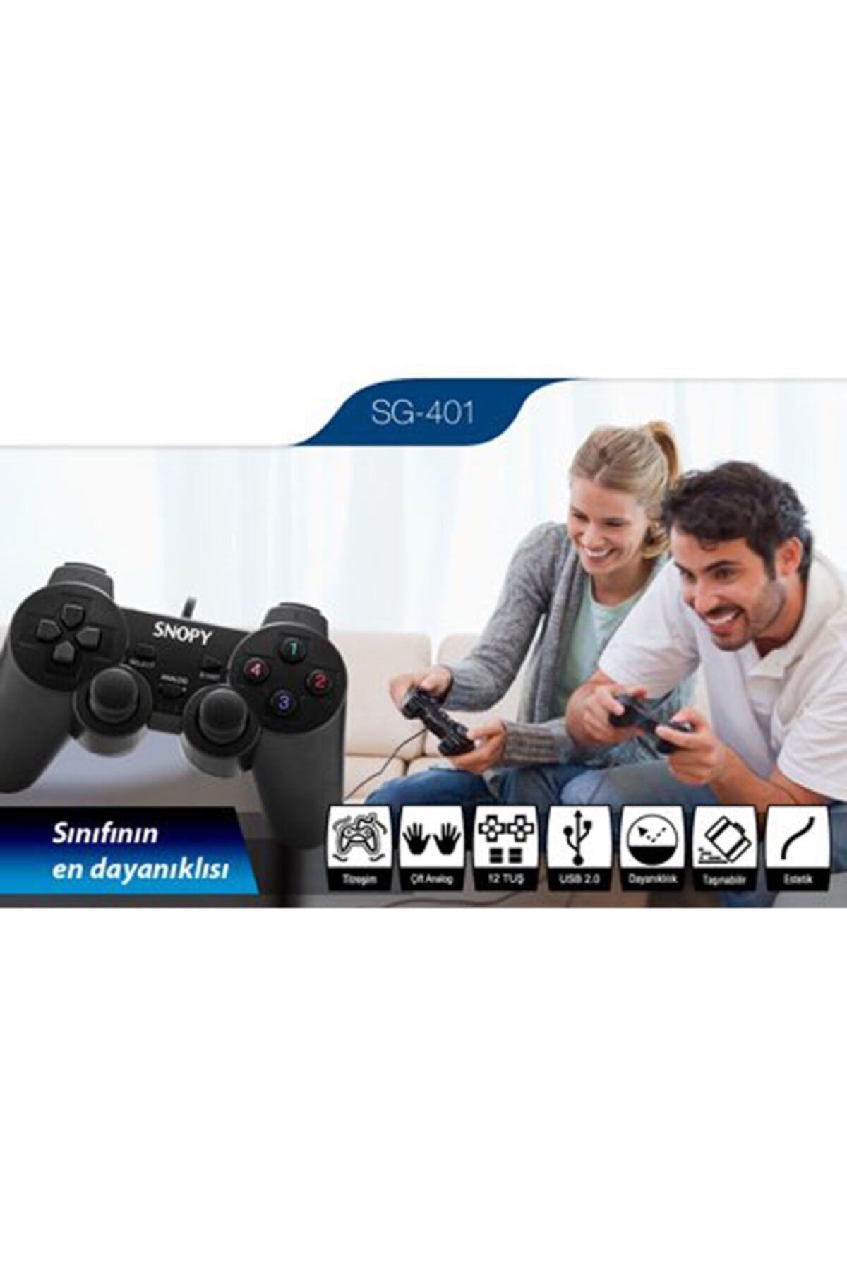 Sg-401 Usb Game Pad Tekli Oyun Kolu