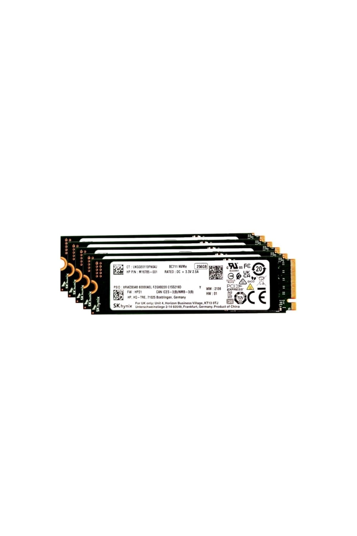 Sk Hynix 256gb 5'li M.2 Nvme Ssd
