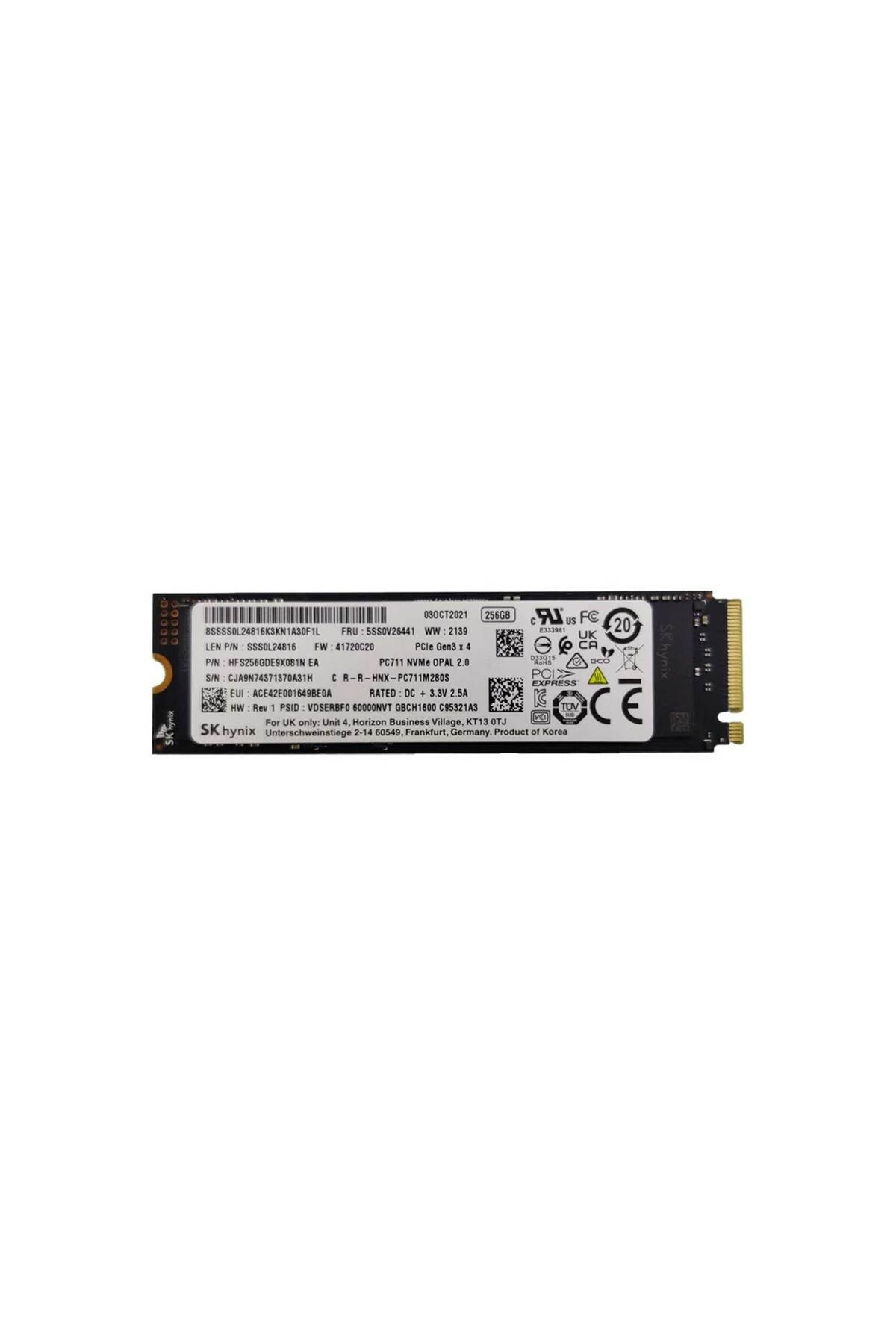 Sk Hynix Bc511 256gb M.2 Nvme Ssd