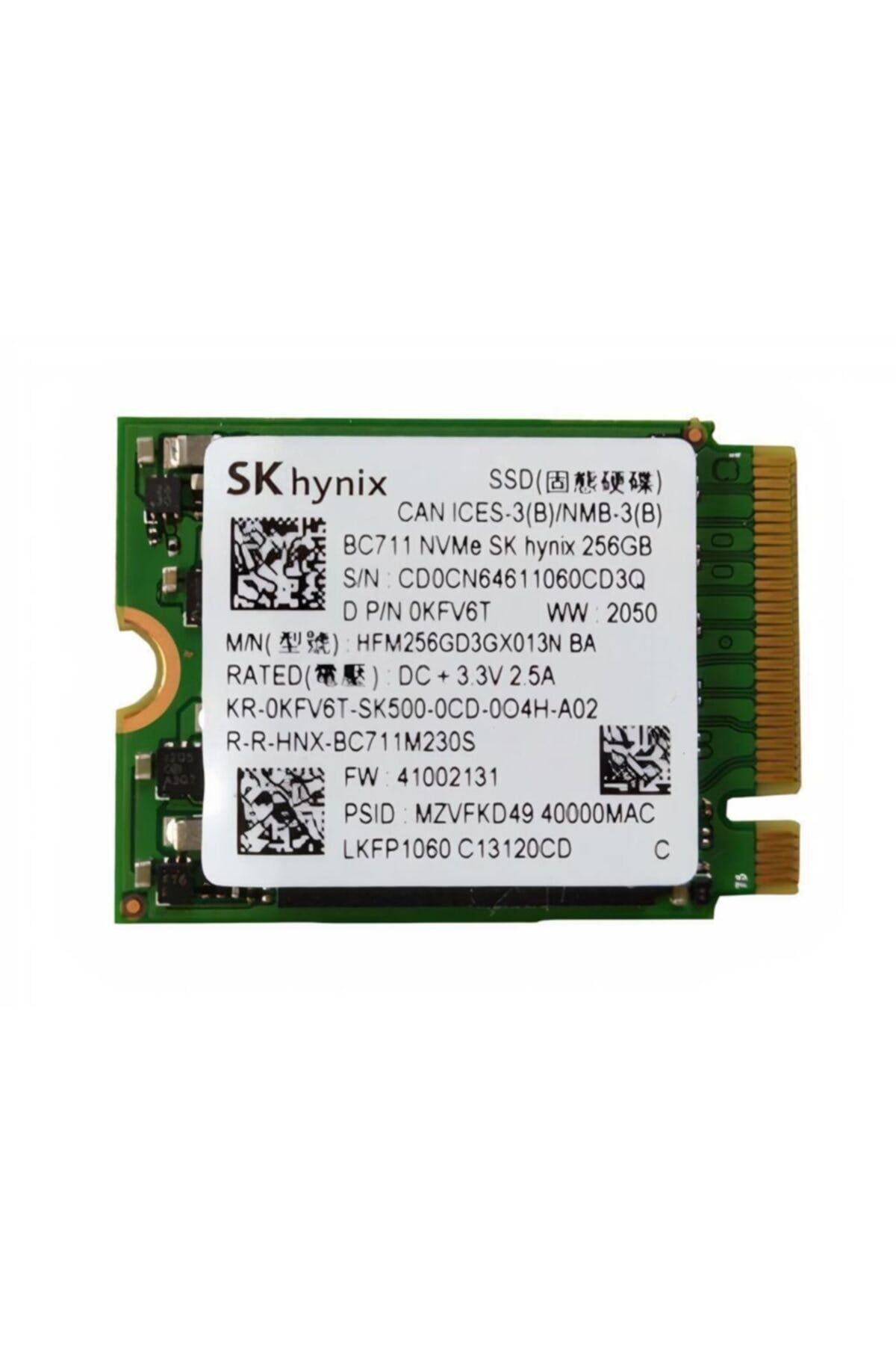 SK Hynix BC711 256GB 22x30 M.2 NVMe SSD