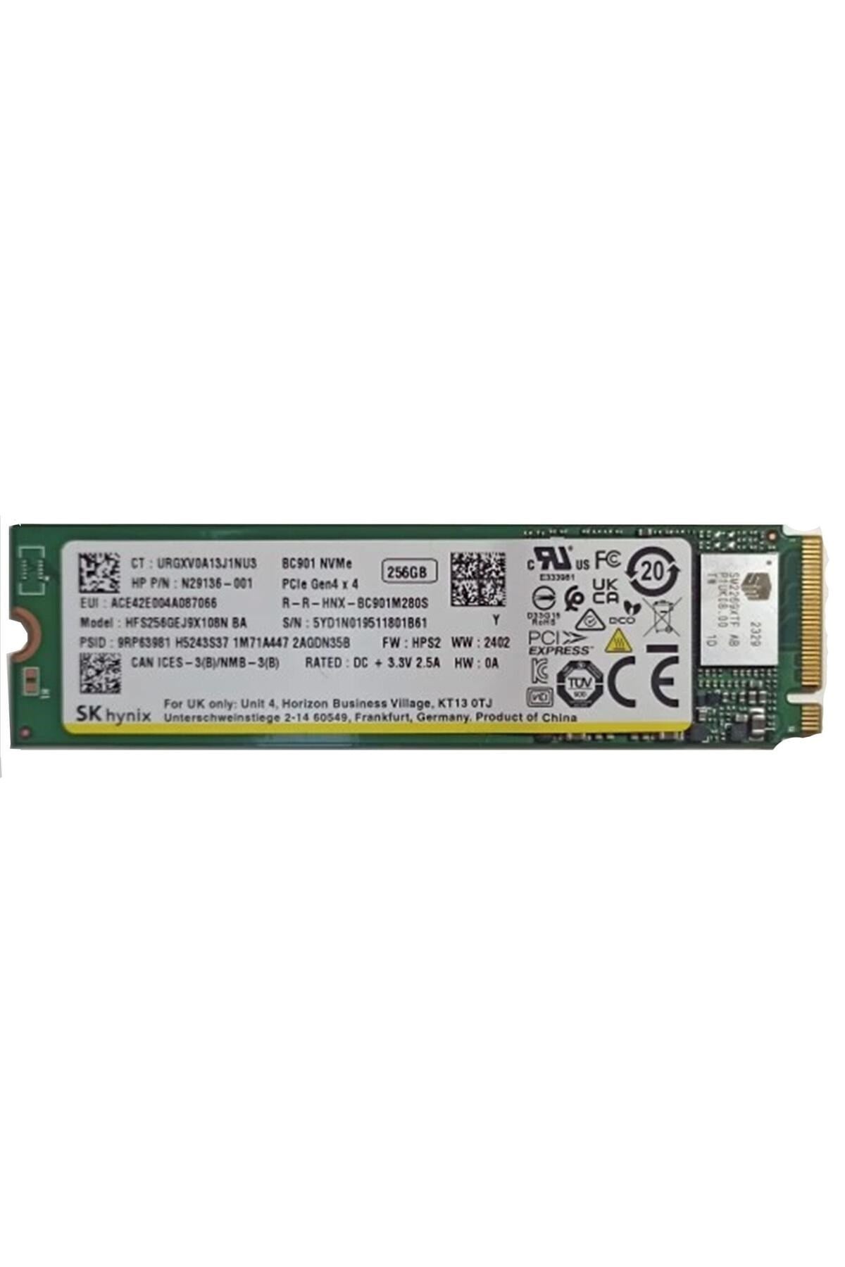 SK Hynix BC901 256GB 3700/2100MS/s Gen4x4 22x80 M.2 NVMe SSD