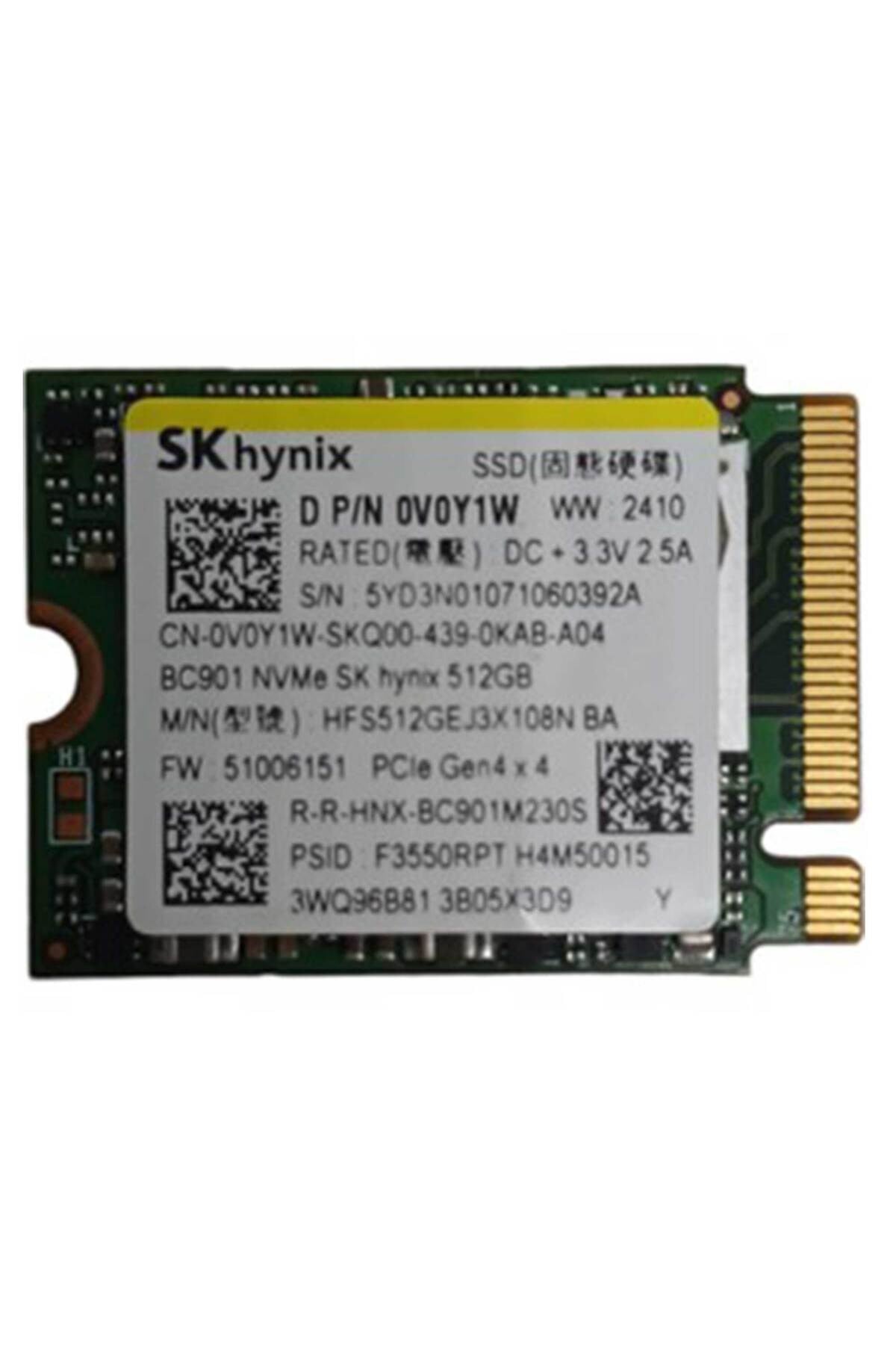 SK Hynix HFS512GEM4X169N 512GB PCIe 22x45 Gen4x4 SSD