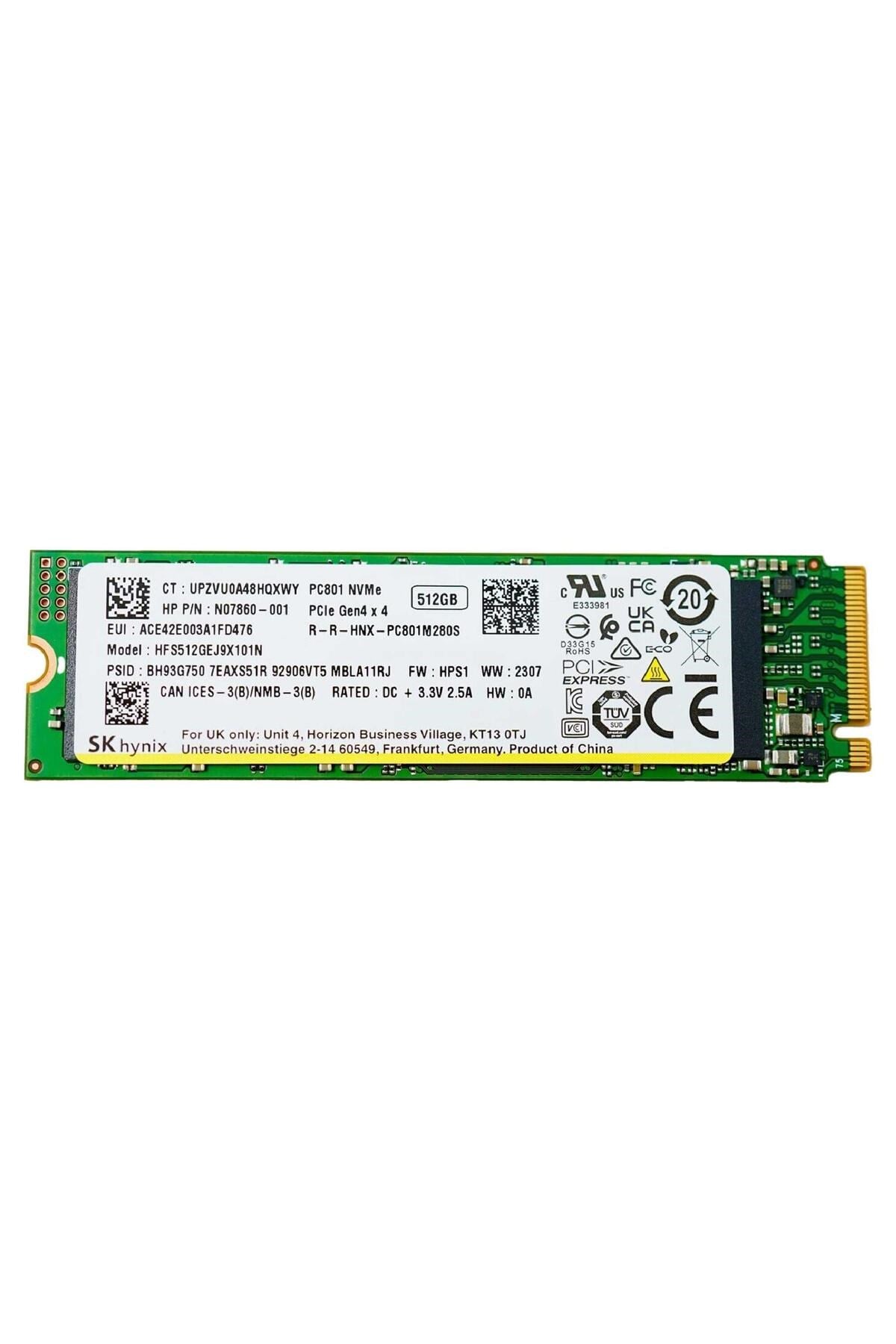 SK Hynix PC801 512GB M.2 2280 NVMe SSD