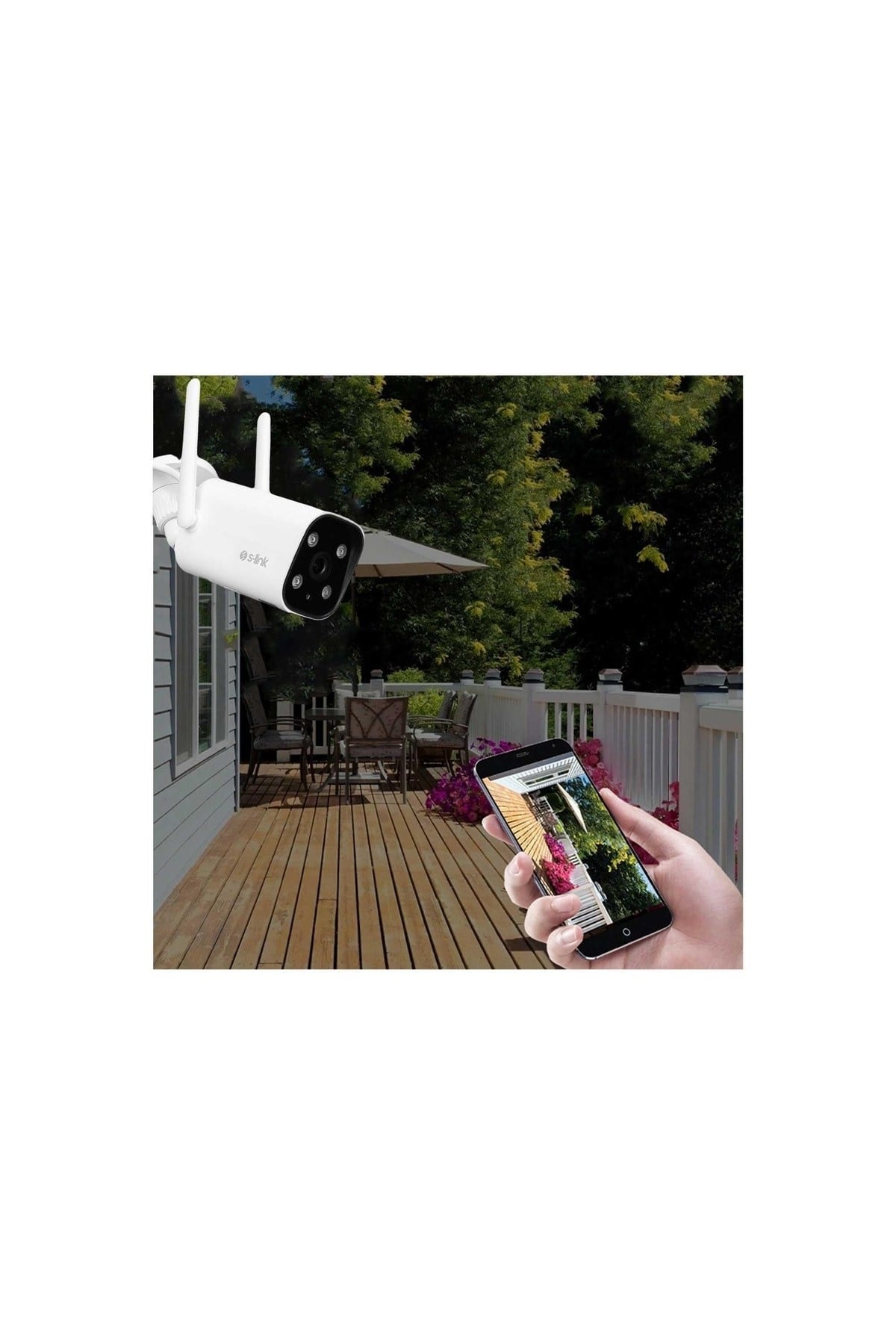 Sl-blt01 Ip Smart 2.0 Mp Fhd Wi-fi+network+tf Tuya Destekli Güvenlik Kamerası